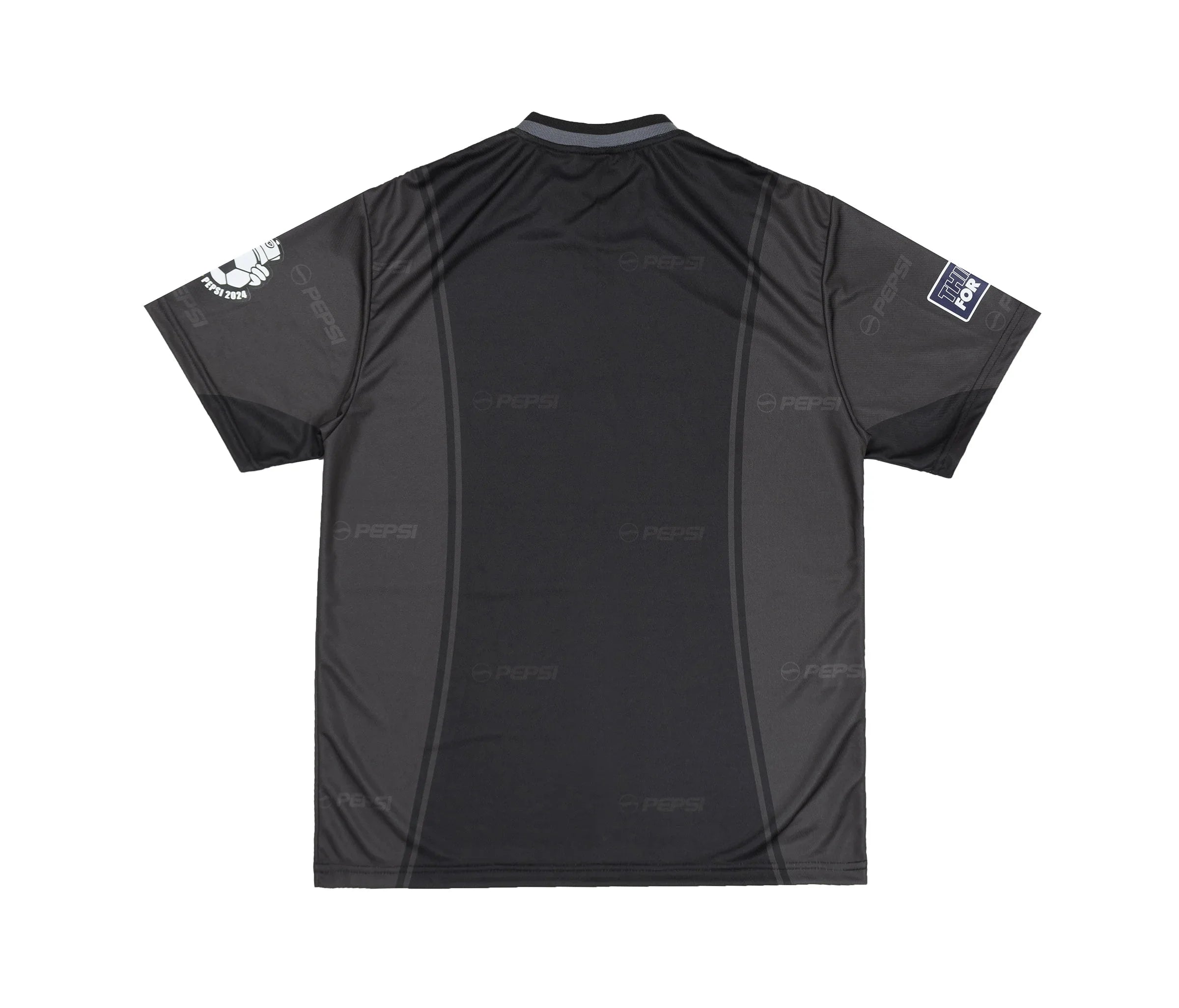 PEPSI Team Football Jersey In Black - Four Street