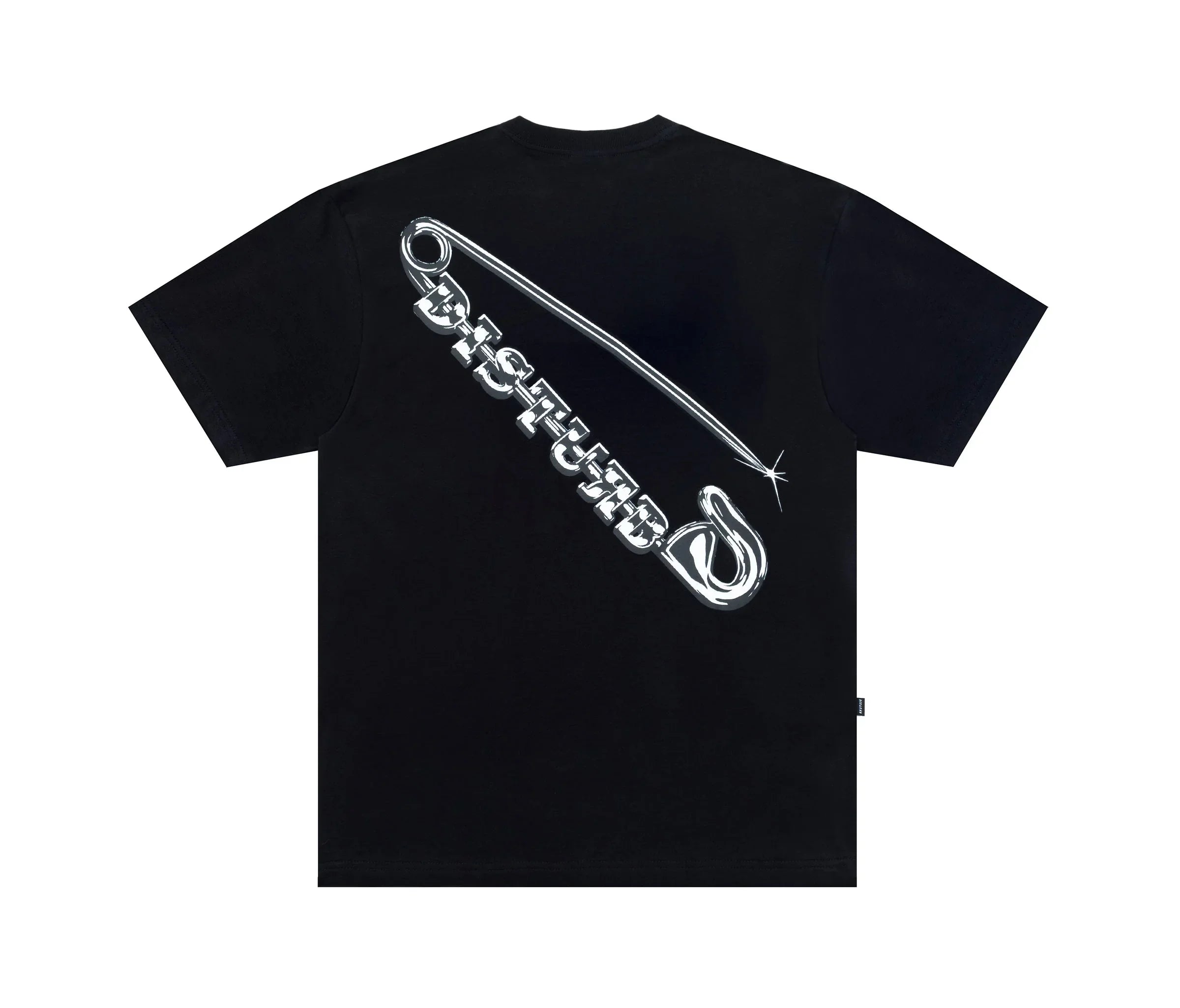 Safety Pin T-Shirt In Black - Four Street