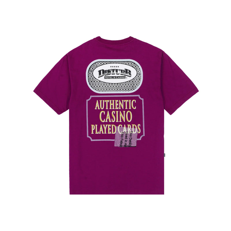 Played Cards T-Shirt In Purple - Four Street