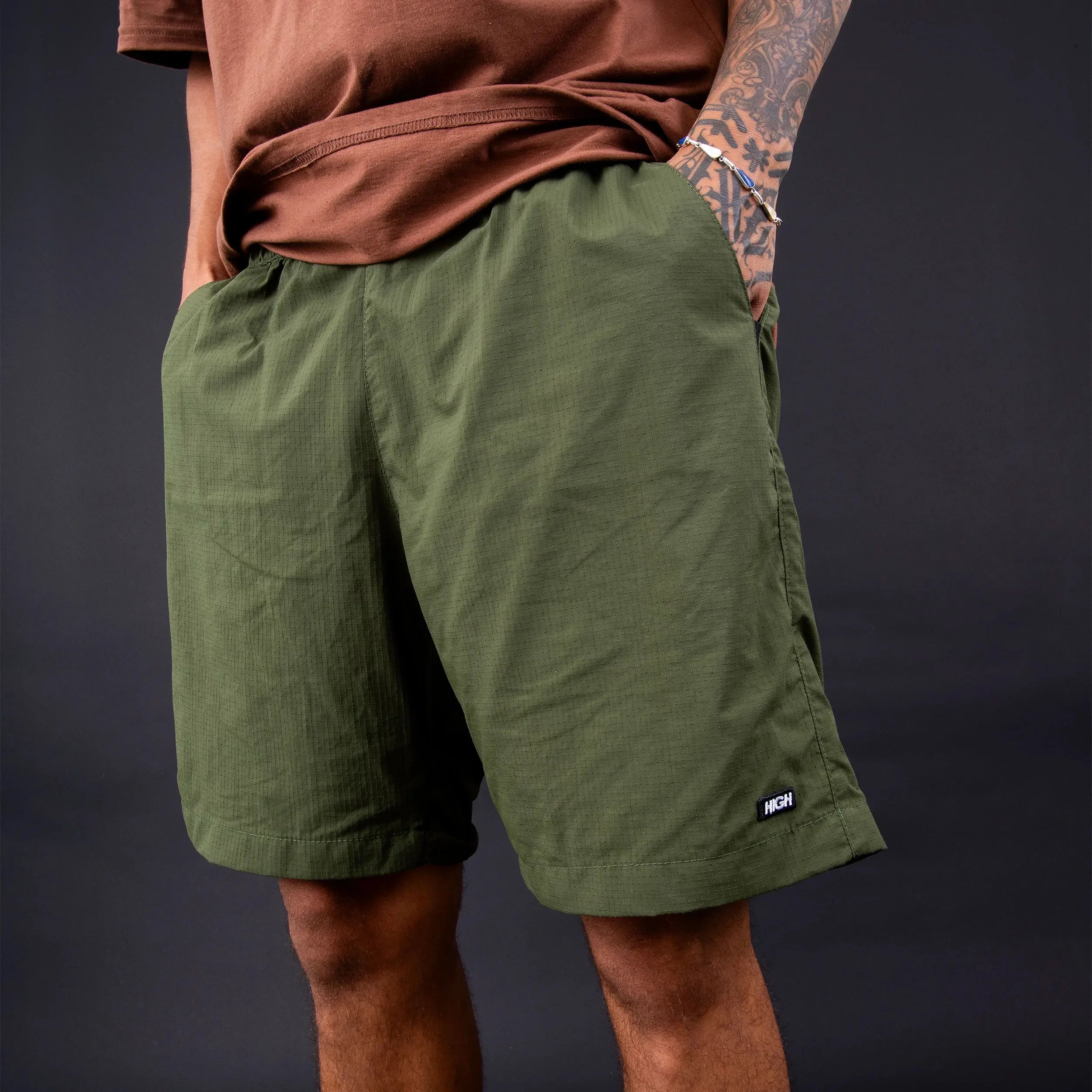 Ripstop Shorts Desert Green - Four Street