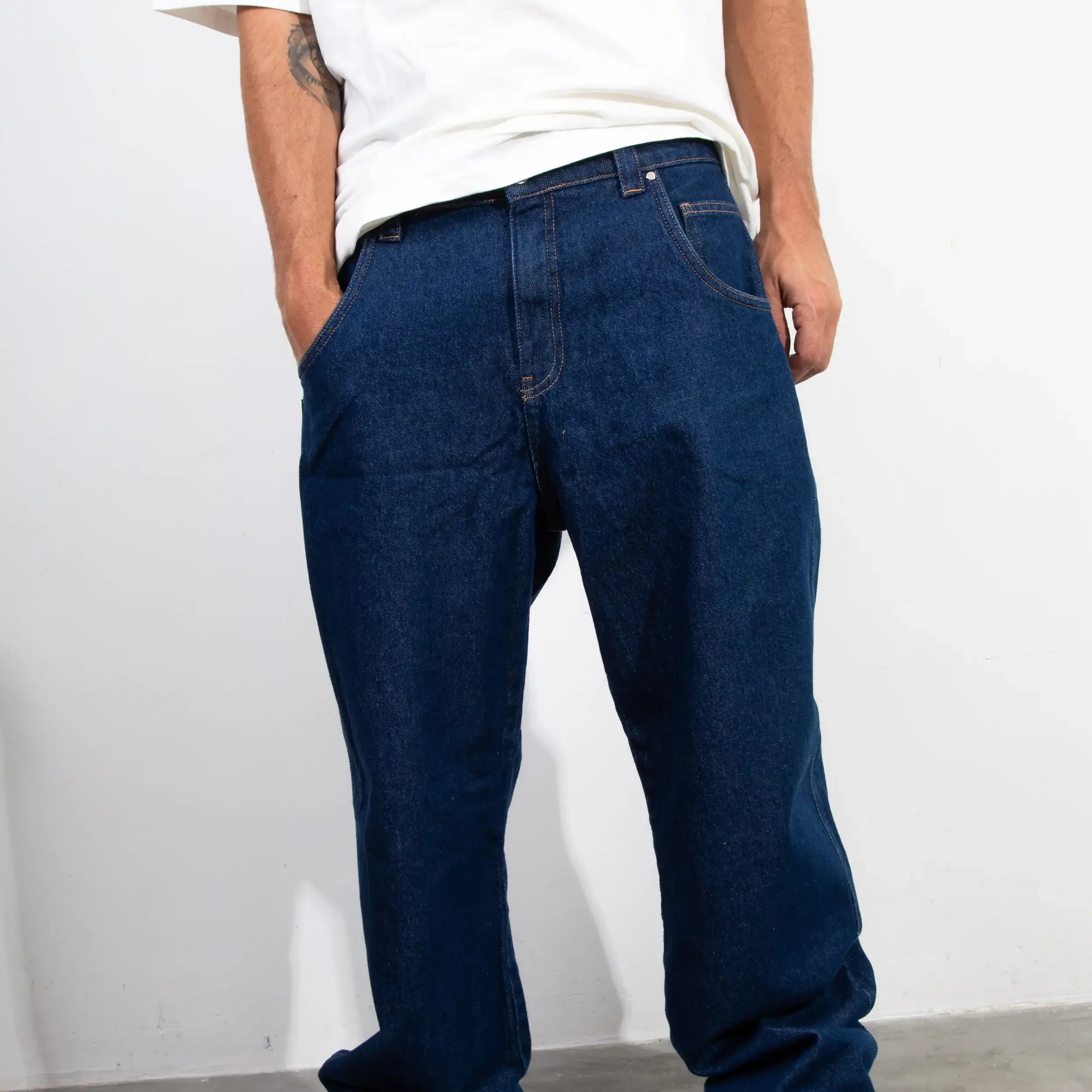 Denim Pants H-Line Raw Washed - Four Street