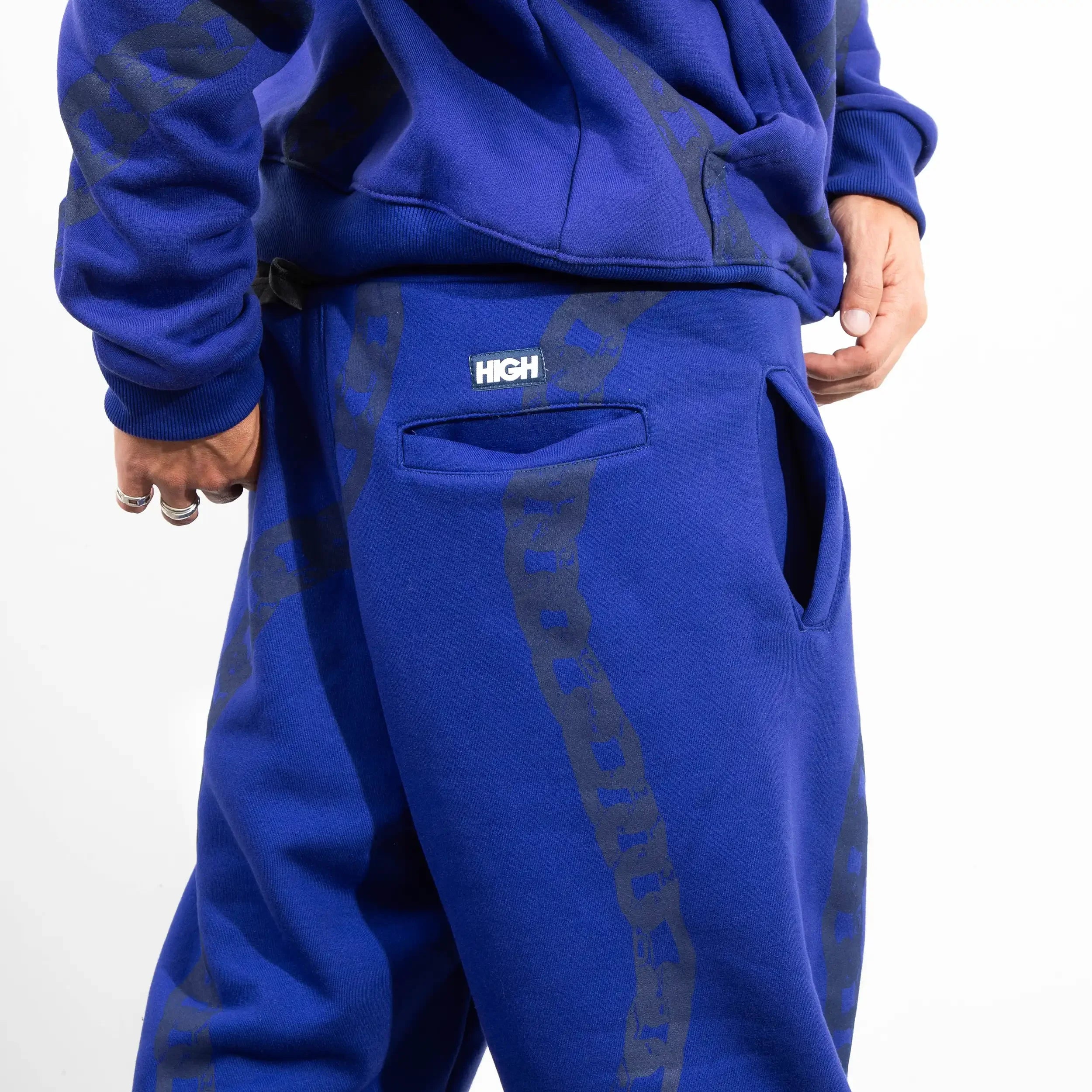 Sweatpants Chain Blue - Four Street