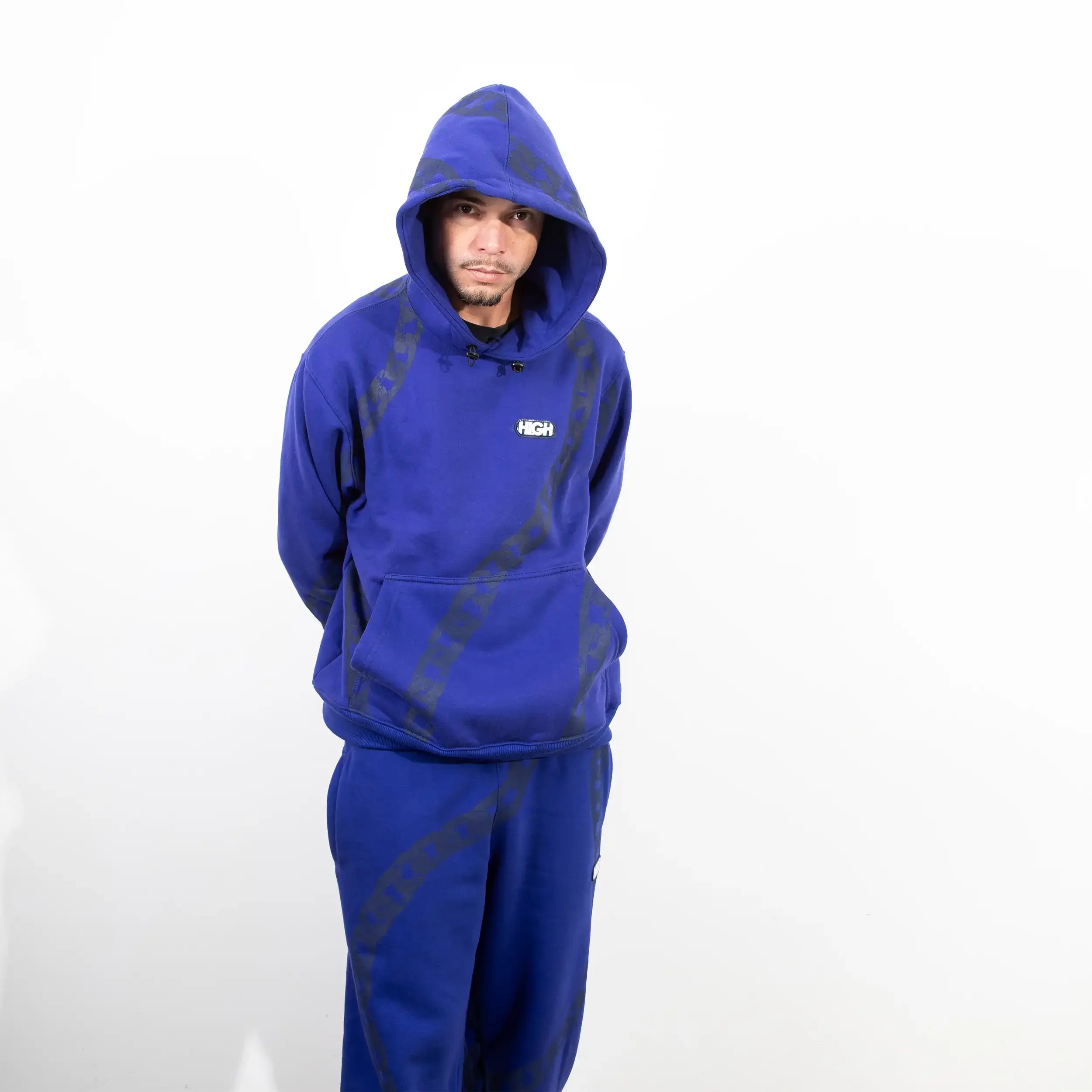 Hoodie Chain Blue - Four Street