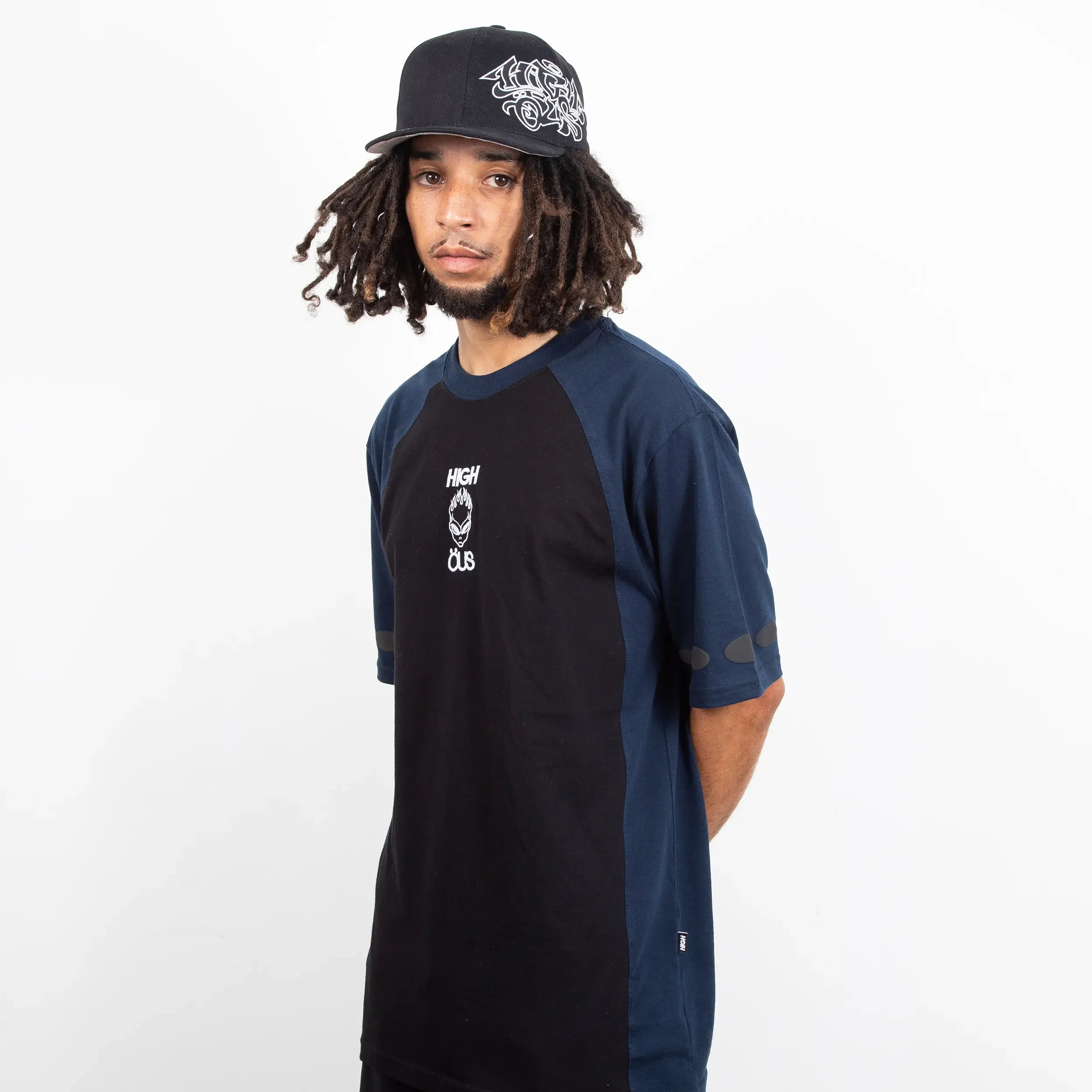 High &amp; ÖUS T-Shirt Black - Four Street