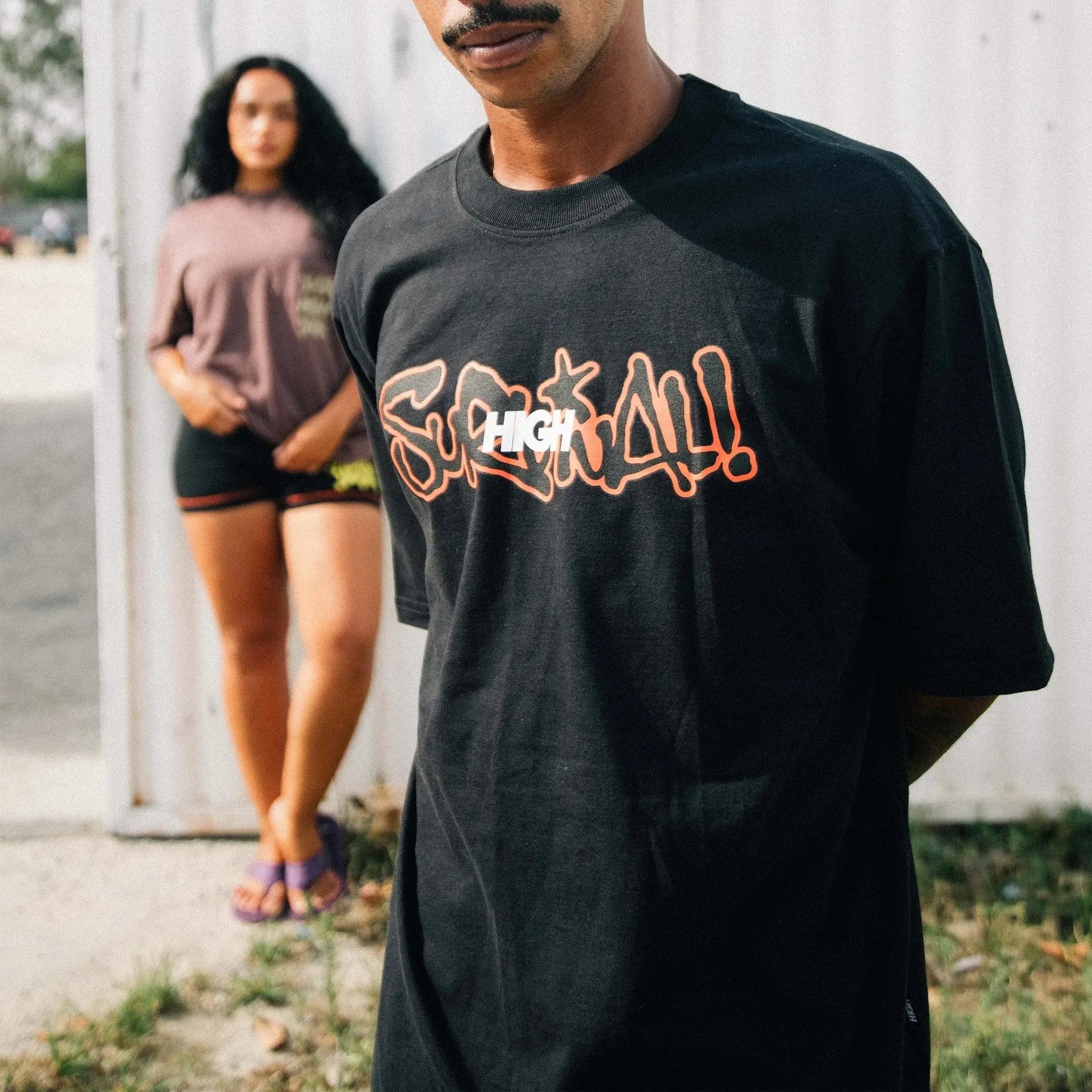 Tee Logo Shirt Black - Four Street