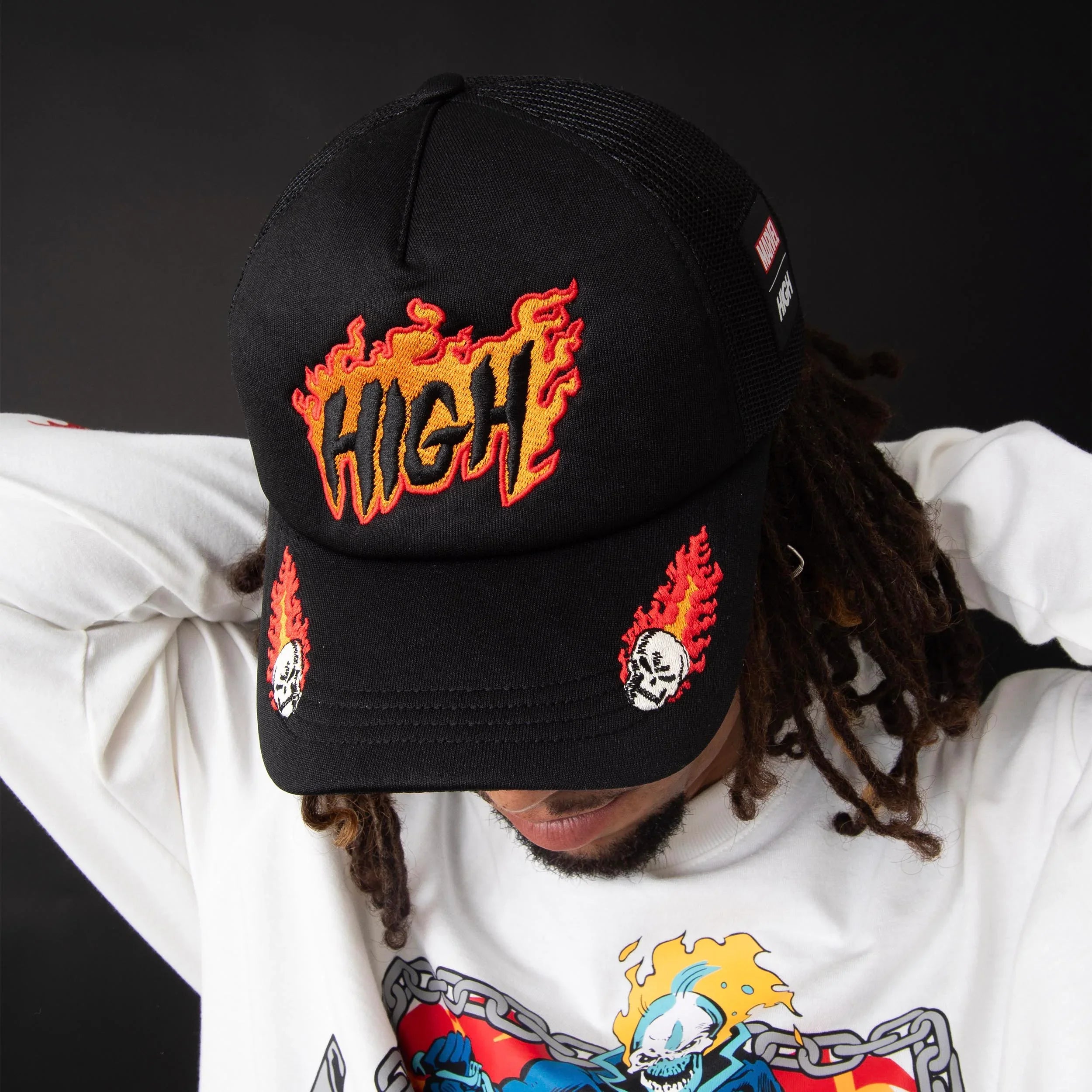 Trucker Ghost Rider Black - Four Street