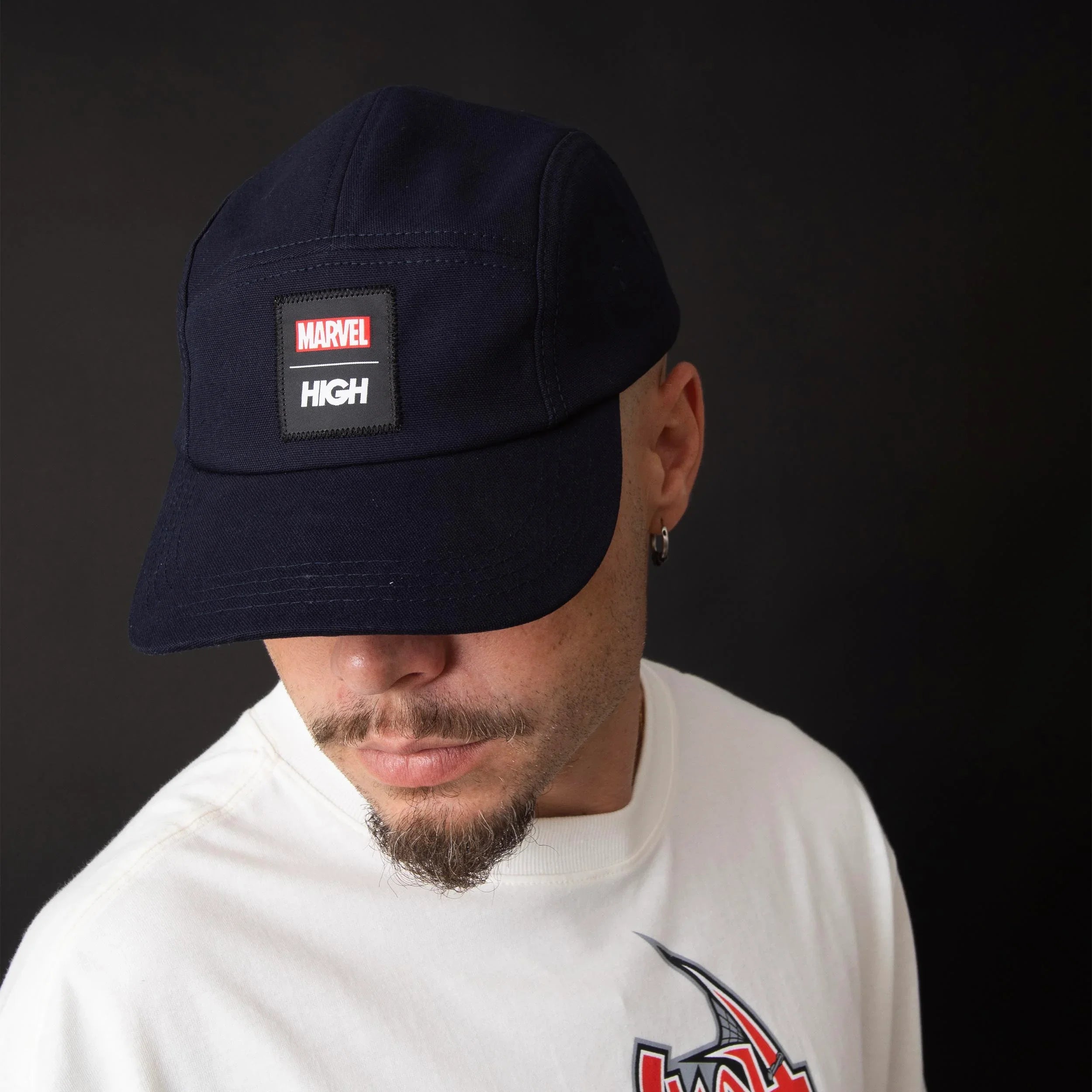 5 Panel High X Marvel Navy - Four Street