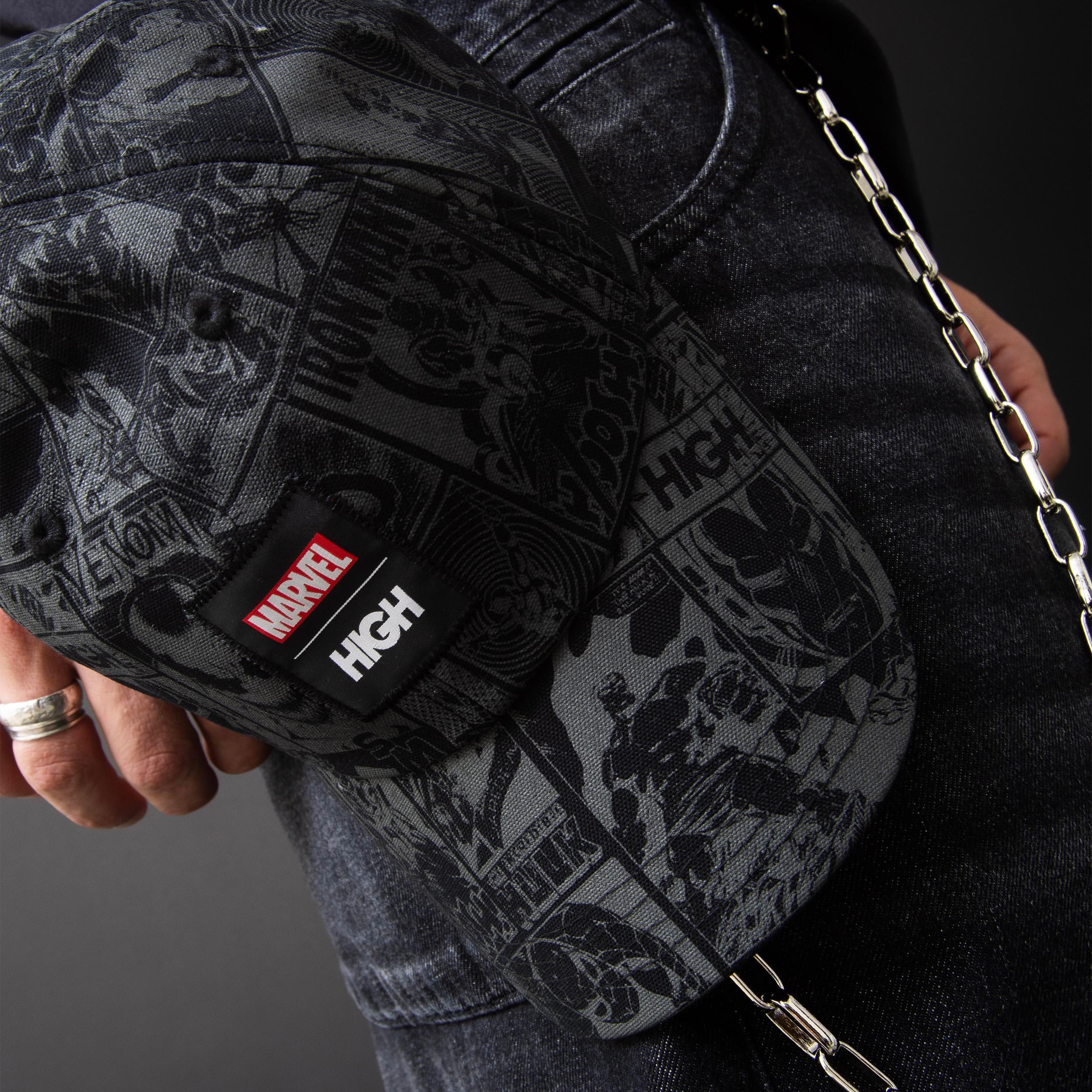 6 Panel HQ Black - Four Street