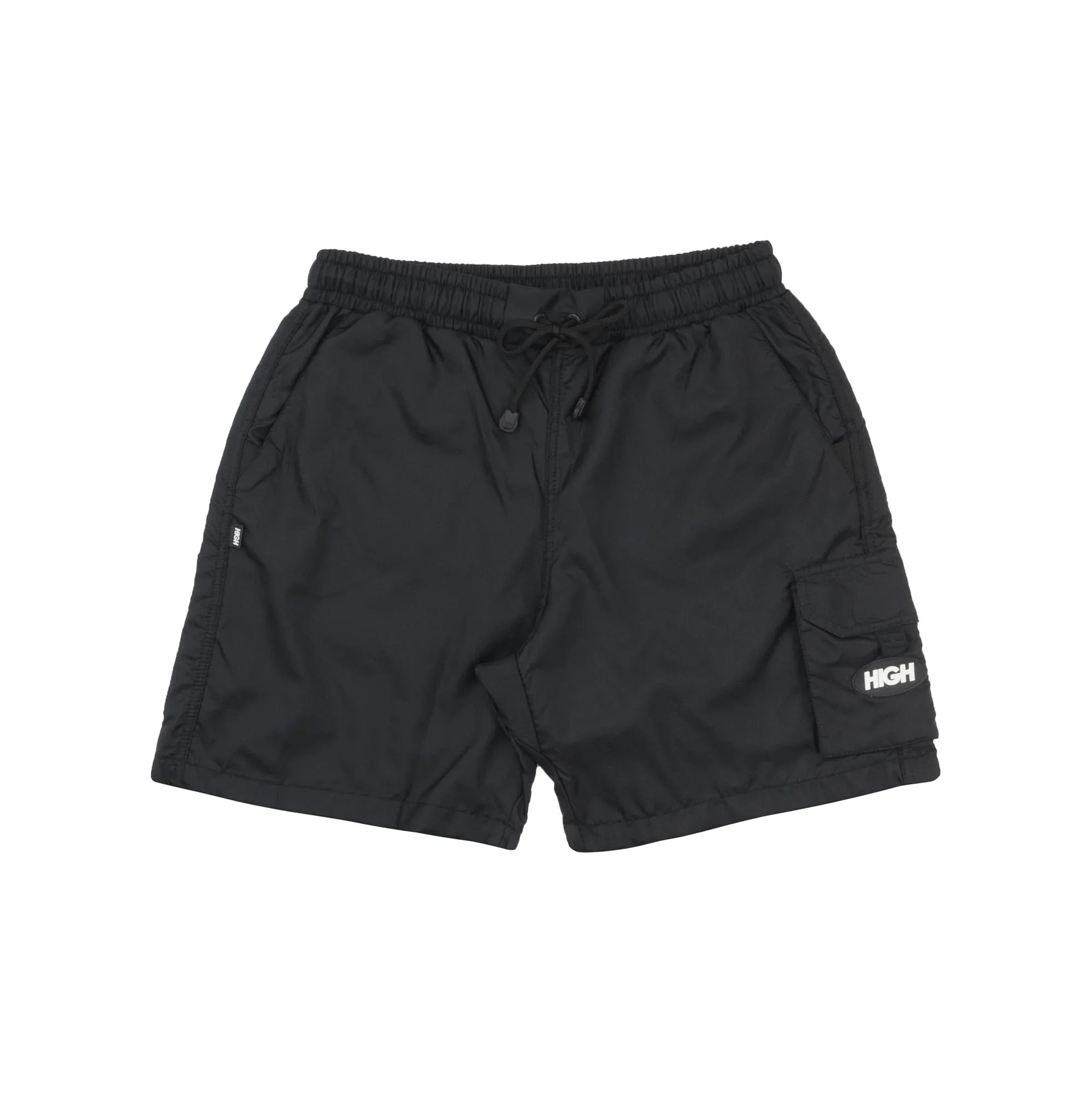 Oval Cargo Ripstop Shorts Black - Four Street