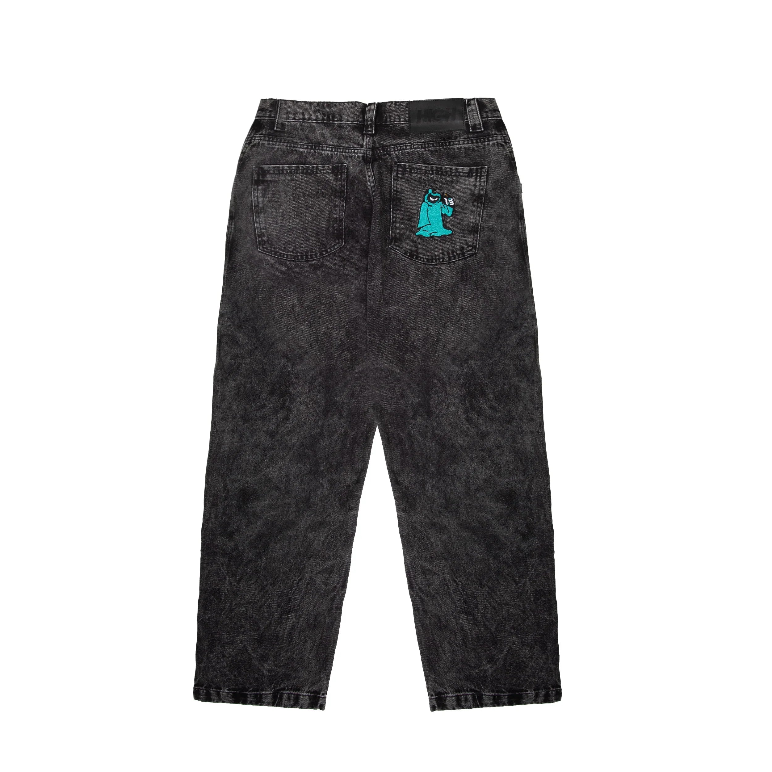 Rust Denim Pants Black - Four Street