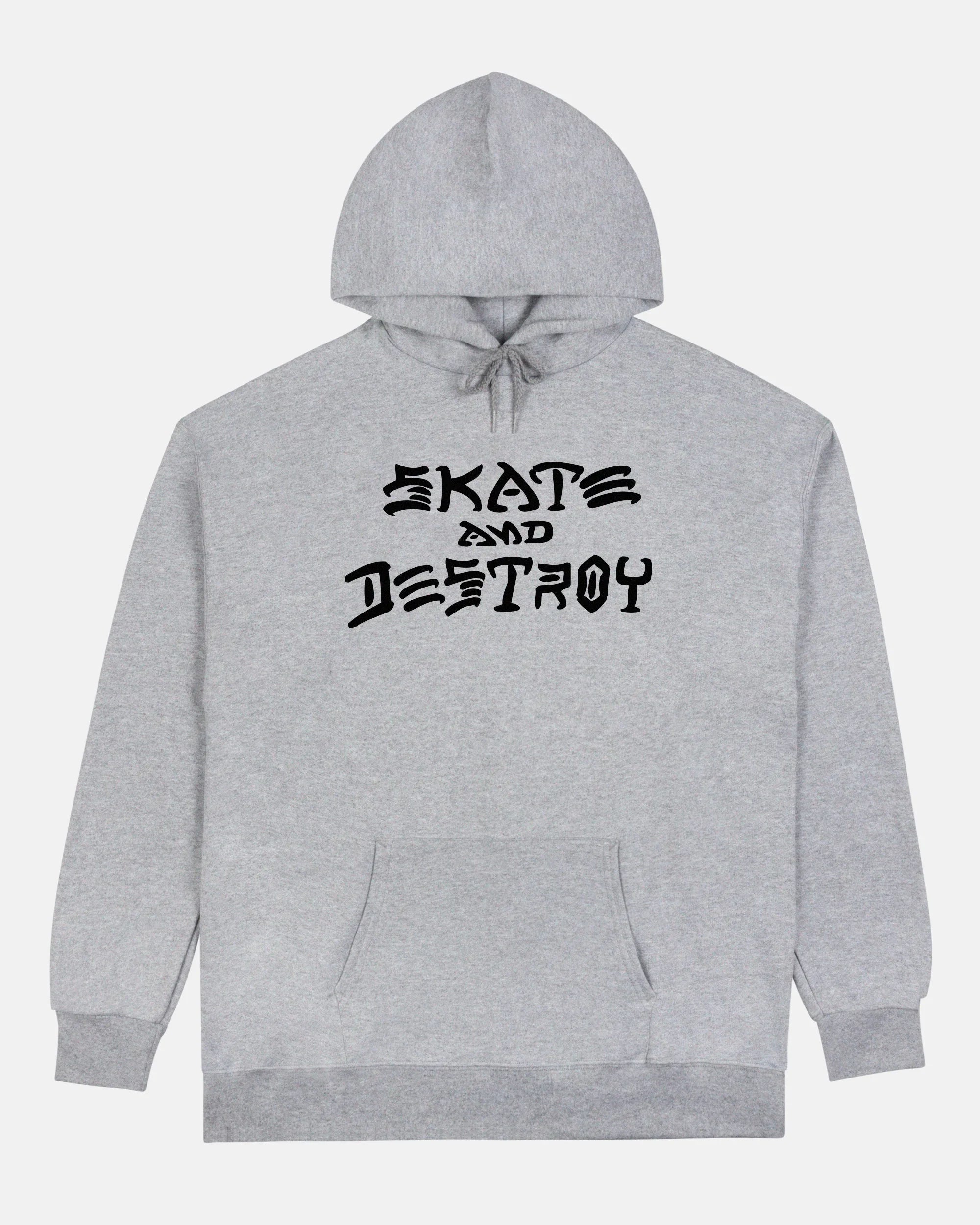 SKATE AND DESTROY - HOODIE - GREY - Four Street