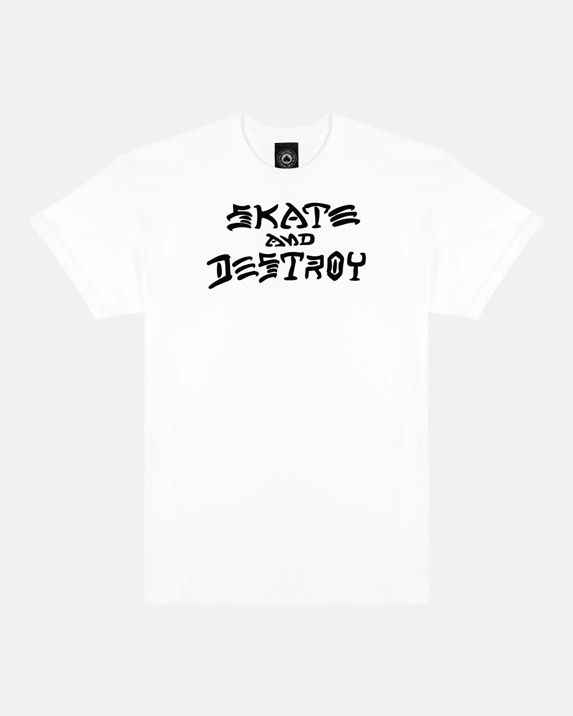 SKATE AND DESTROY - TSHIRT - WHITE - Four Street