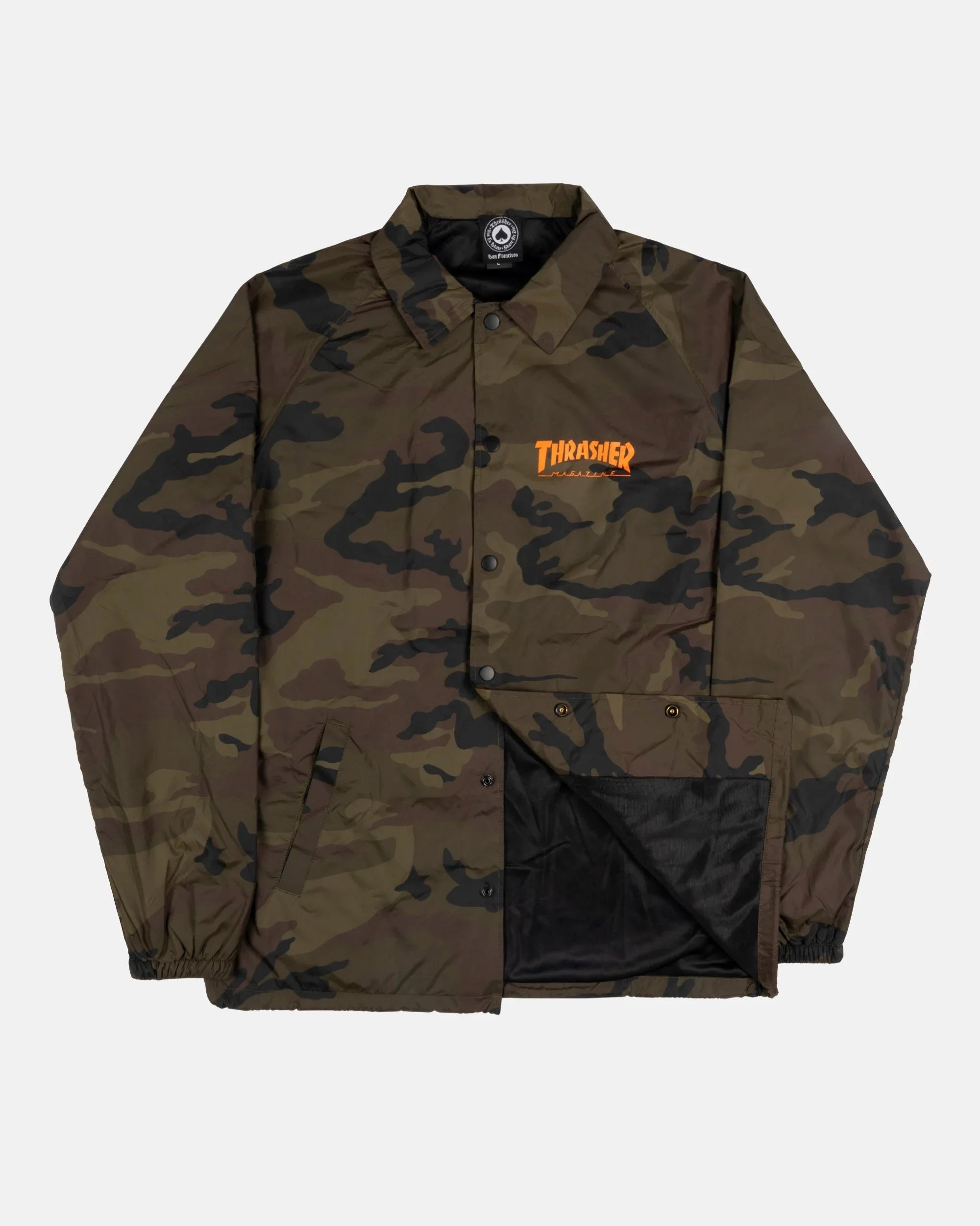 SKATEGOAT - COACH JACKET - CAMO - Four Street
