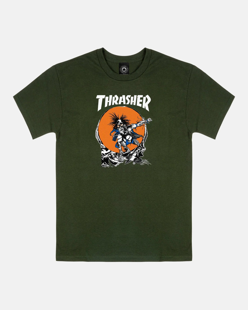 SKATE OUTLAW - TSHIRT - FOREST GREEN - Four Street