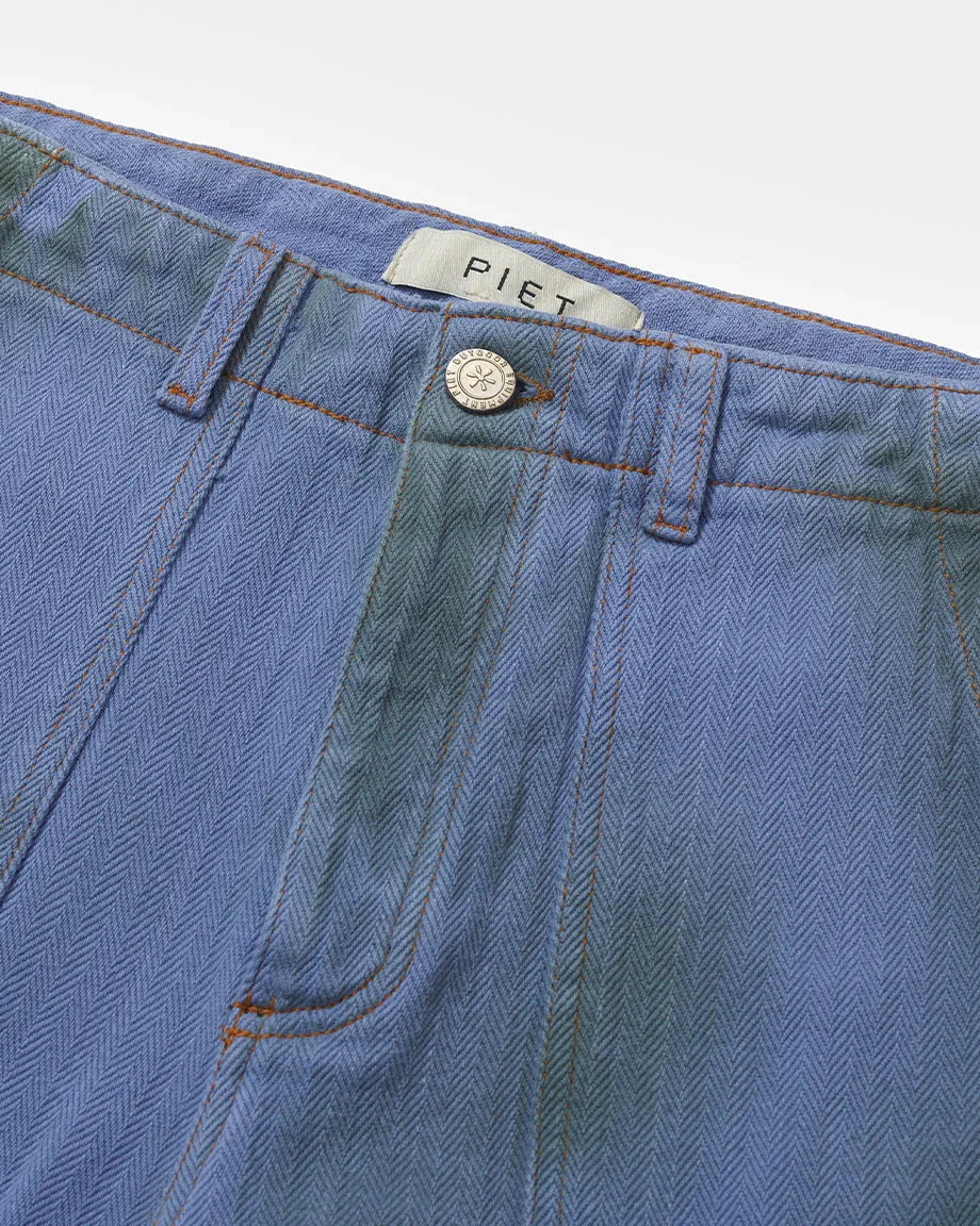 PIET Nation Selvedge Denim Pants Medium Blue - Four Street