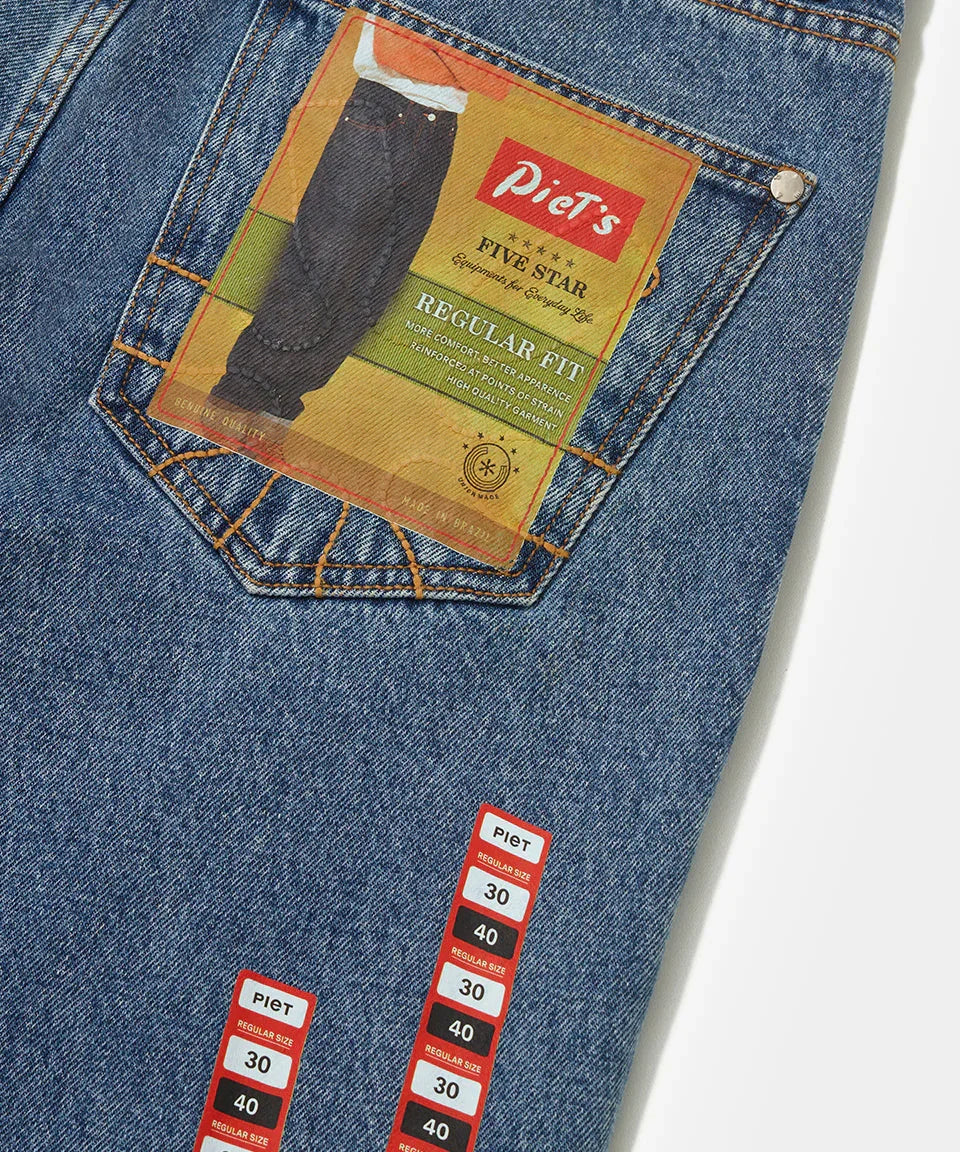 Brand New Pants Washed Denin - Four Street