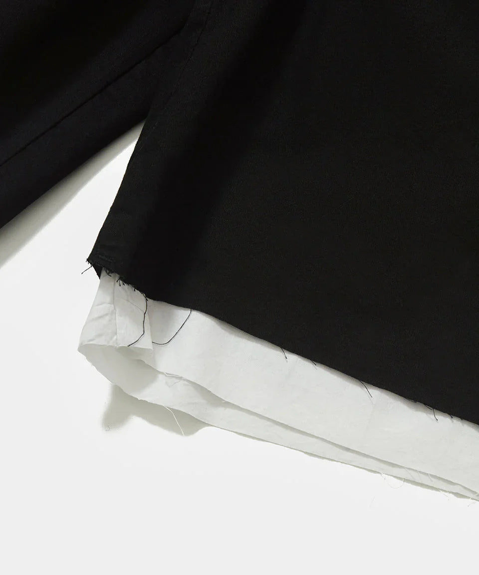 Lined Chino Shorts Black - Four Street