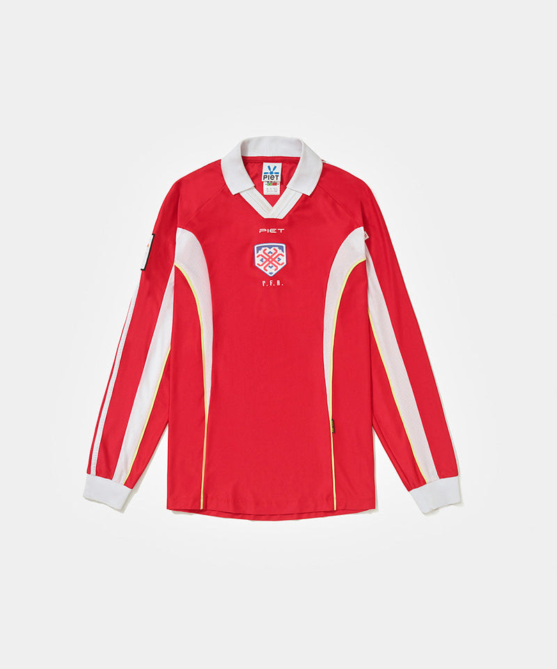 Jersey PIET F.C. Manga Longa - Vermelha