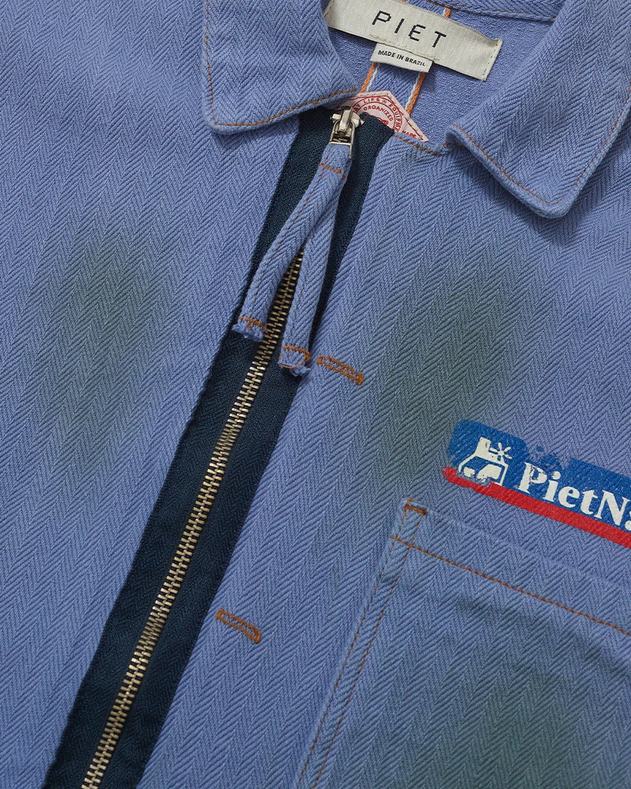 PIET Nation Selvedge Denim Jacket Medium Blue - Four Street