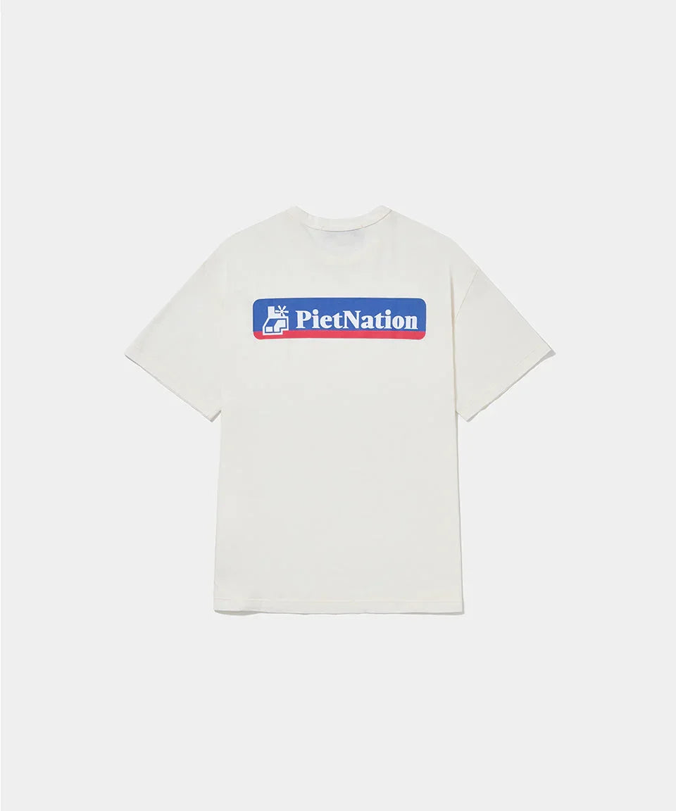 PIET Nation T-shirt Bone White - Four Street