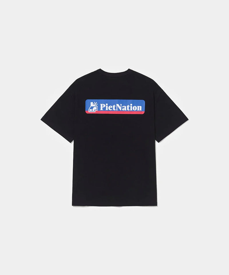 PIET Nation T-shirt Black - Four Street
