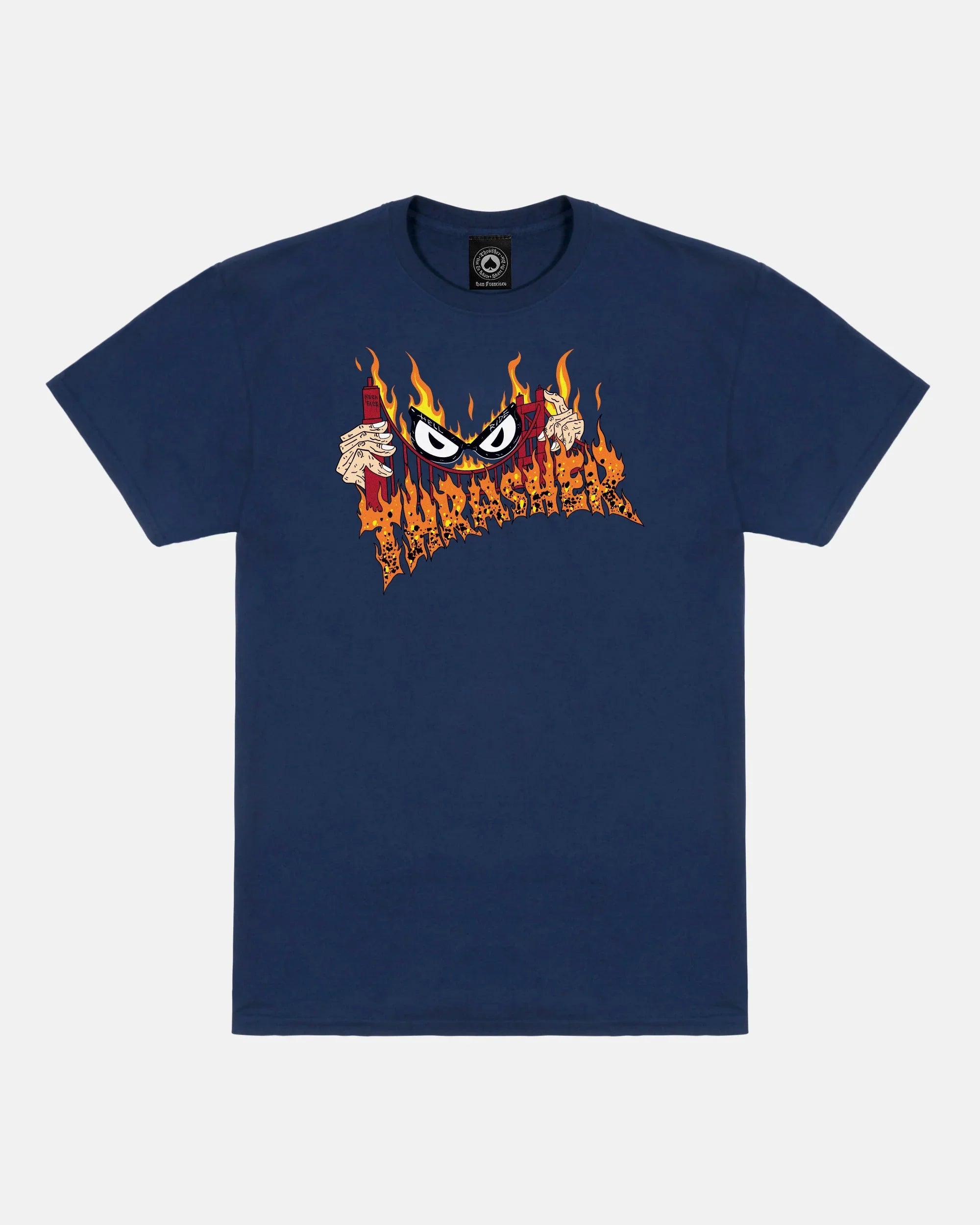 SUCKA FREE BY NECKFACE - T-SHIRT - NAVY BLUE - Four Street