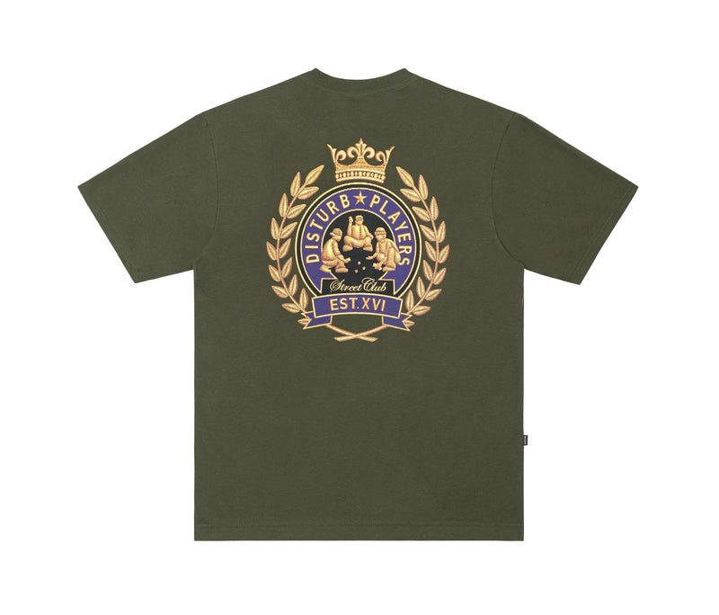 Street Dice T-Shirt In Dark Green - Four Street