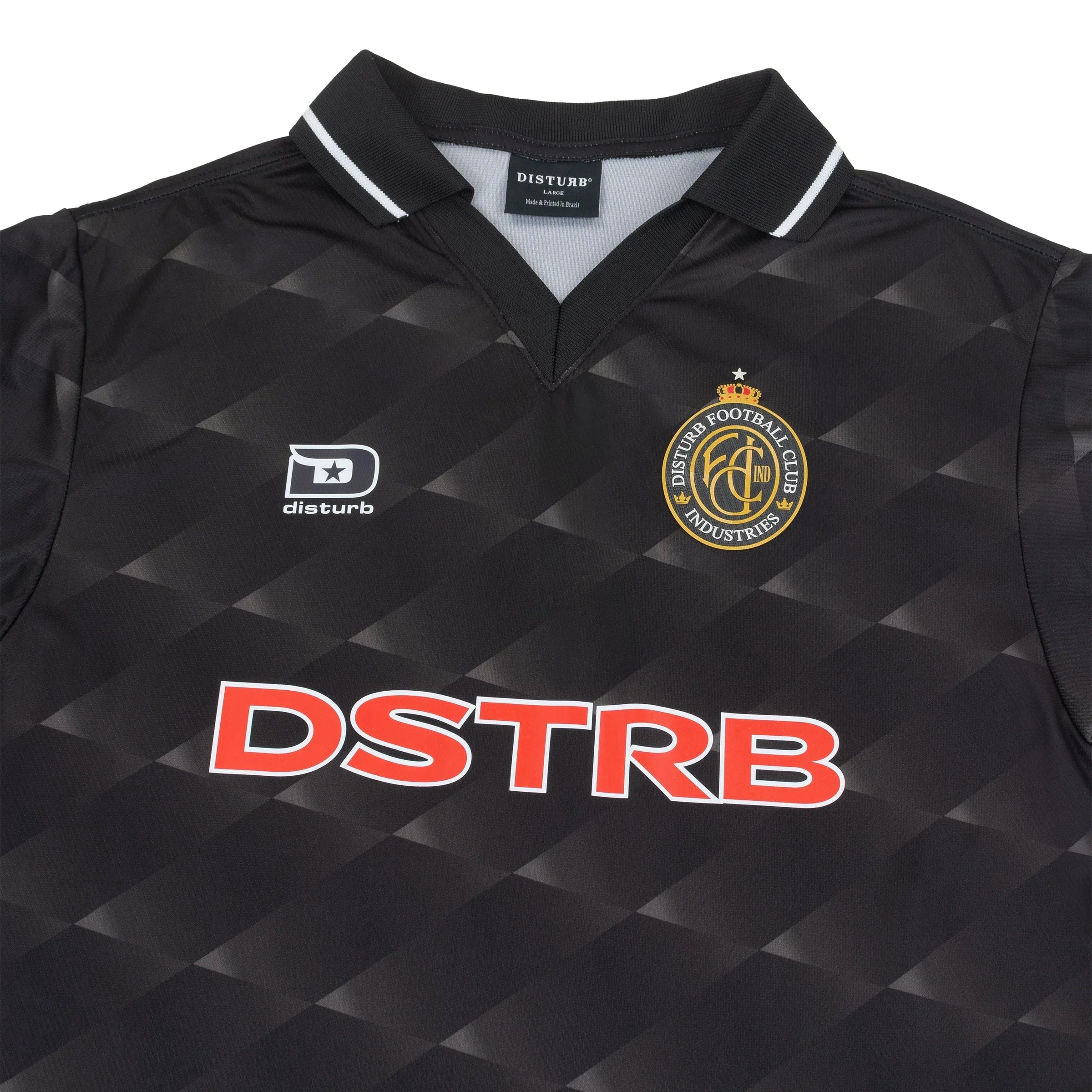Spice Football Jersey in Black - Four Street