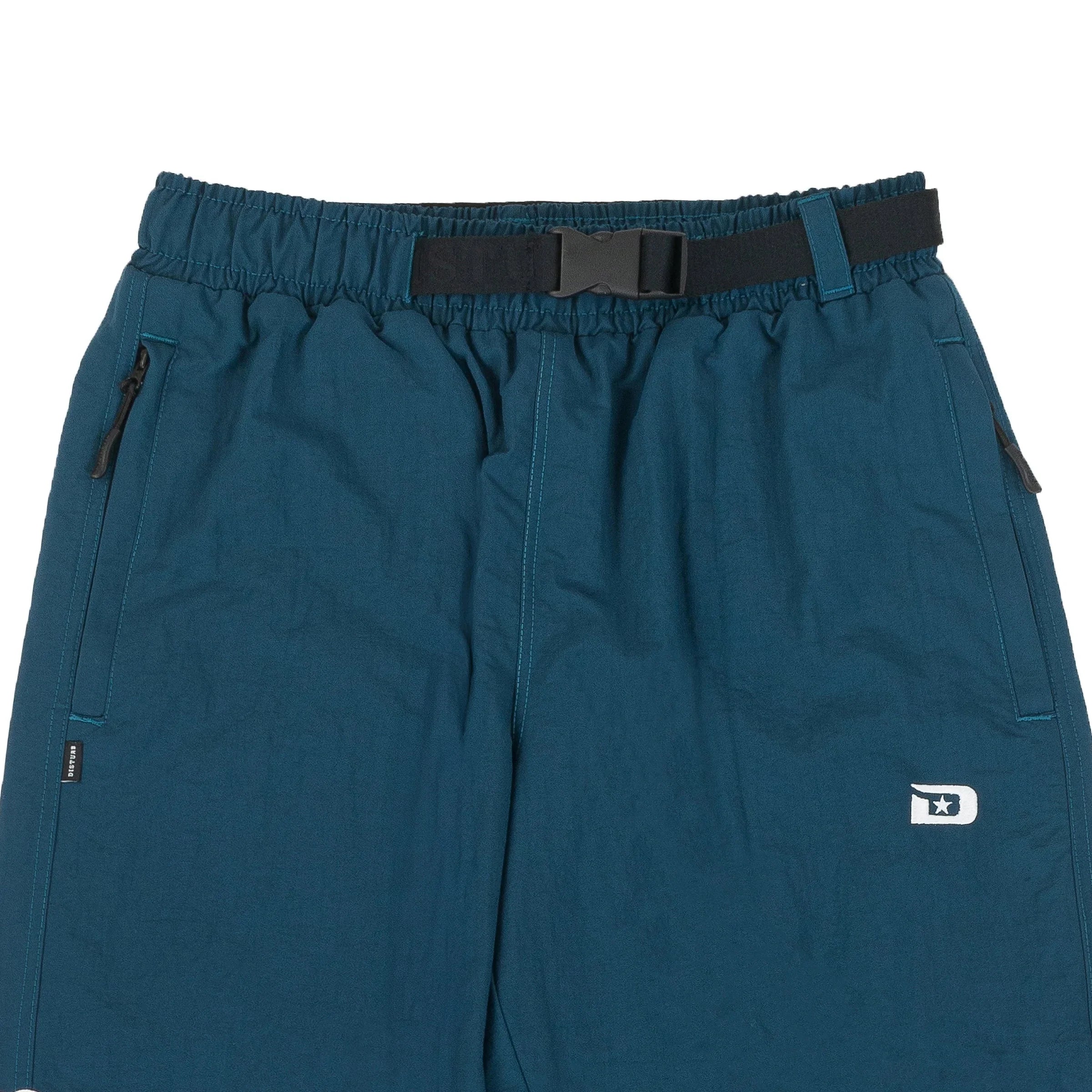 Euro Nylon Pants in Petrol Green - Four Street