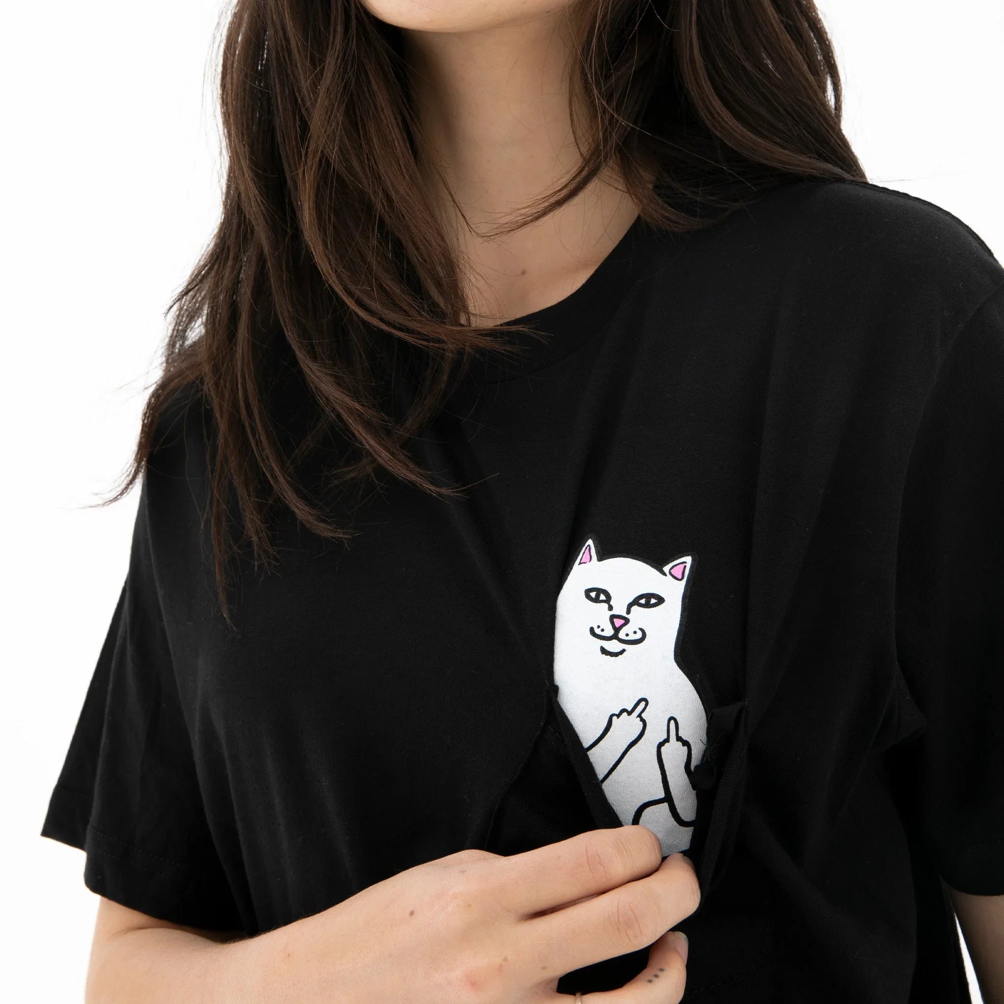 Lord Nermal S/S Pocket Tee (Black) - Camiseta - Four Street