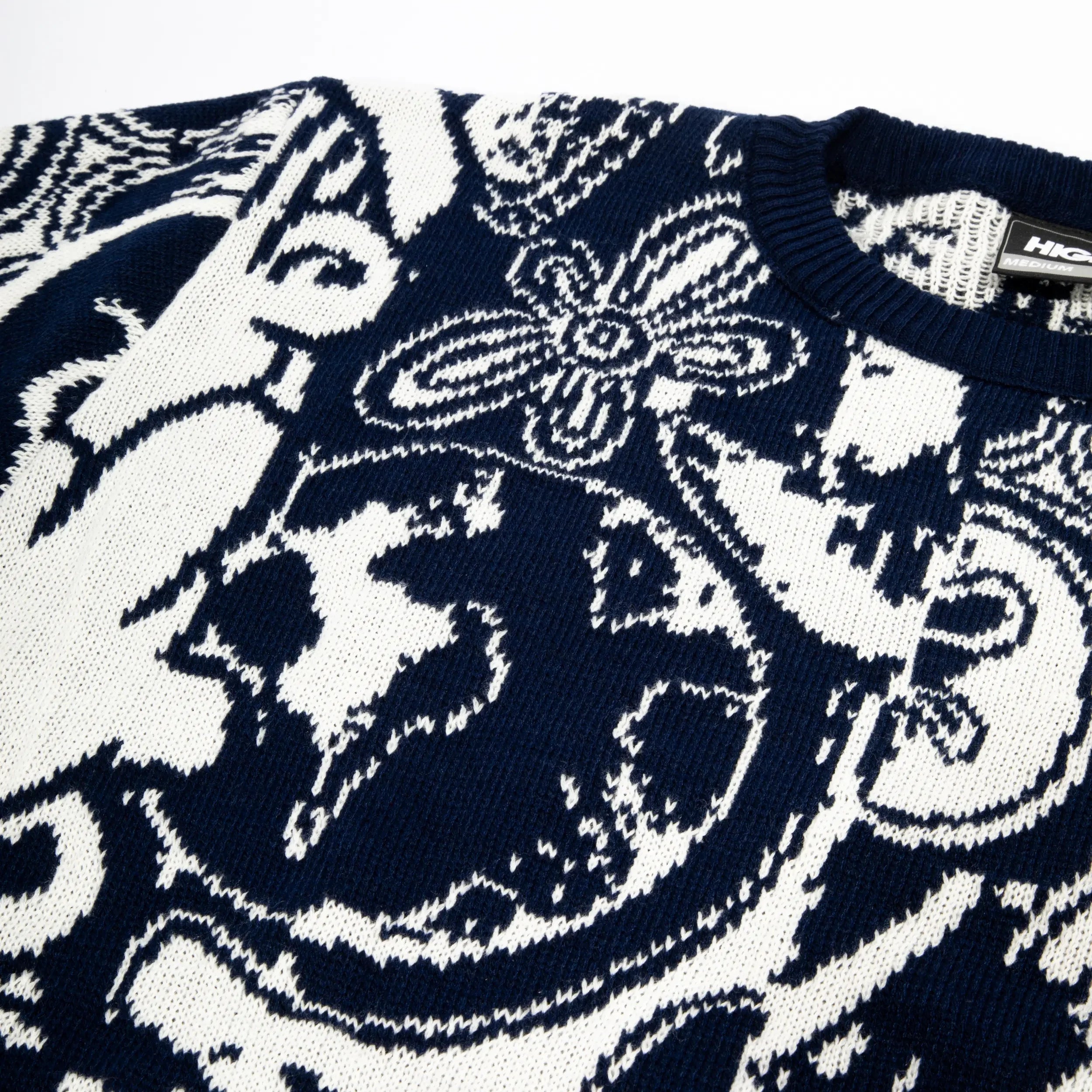 Sweater Jizzy White/Navy - Four Street