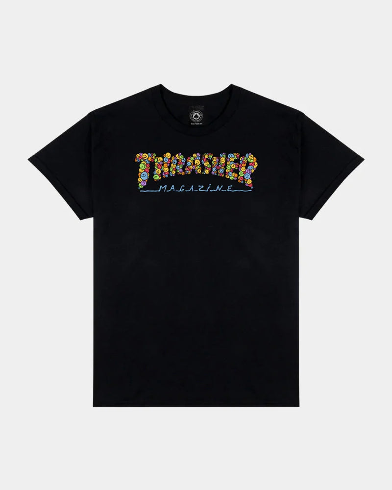 SMILE BY SPANKY - T-SHIRT - BLACK - Four Street