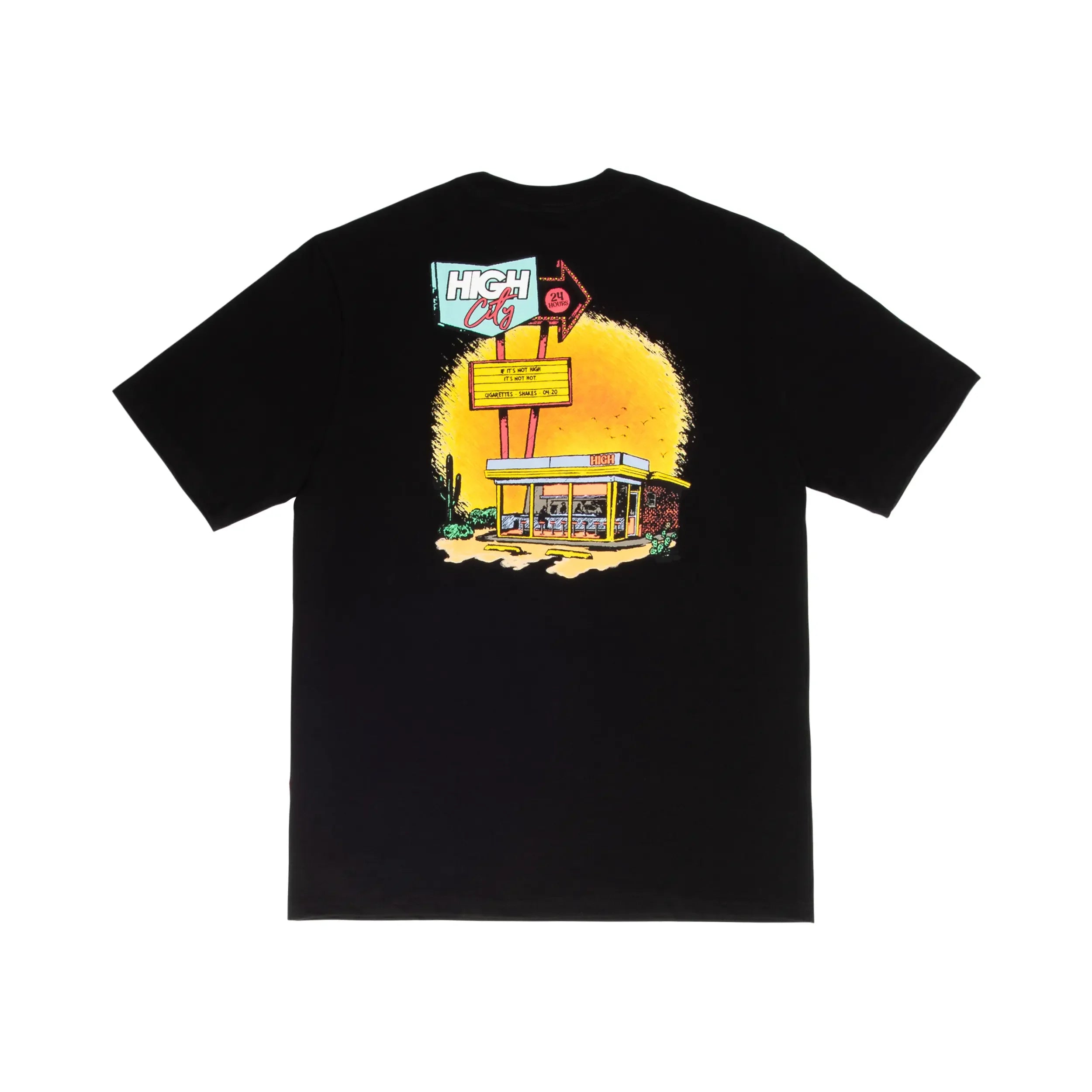 Tee Cafeteria Black - Four Street