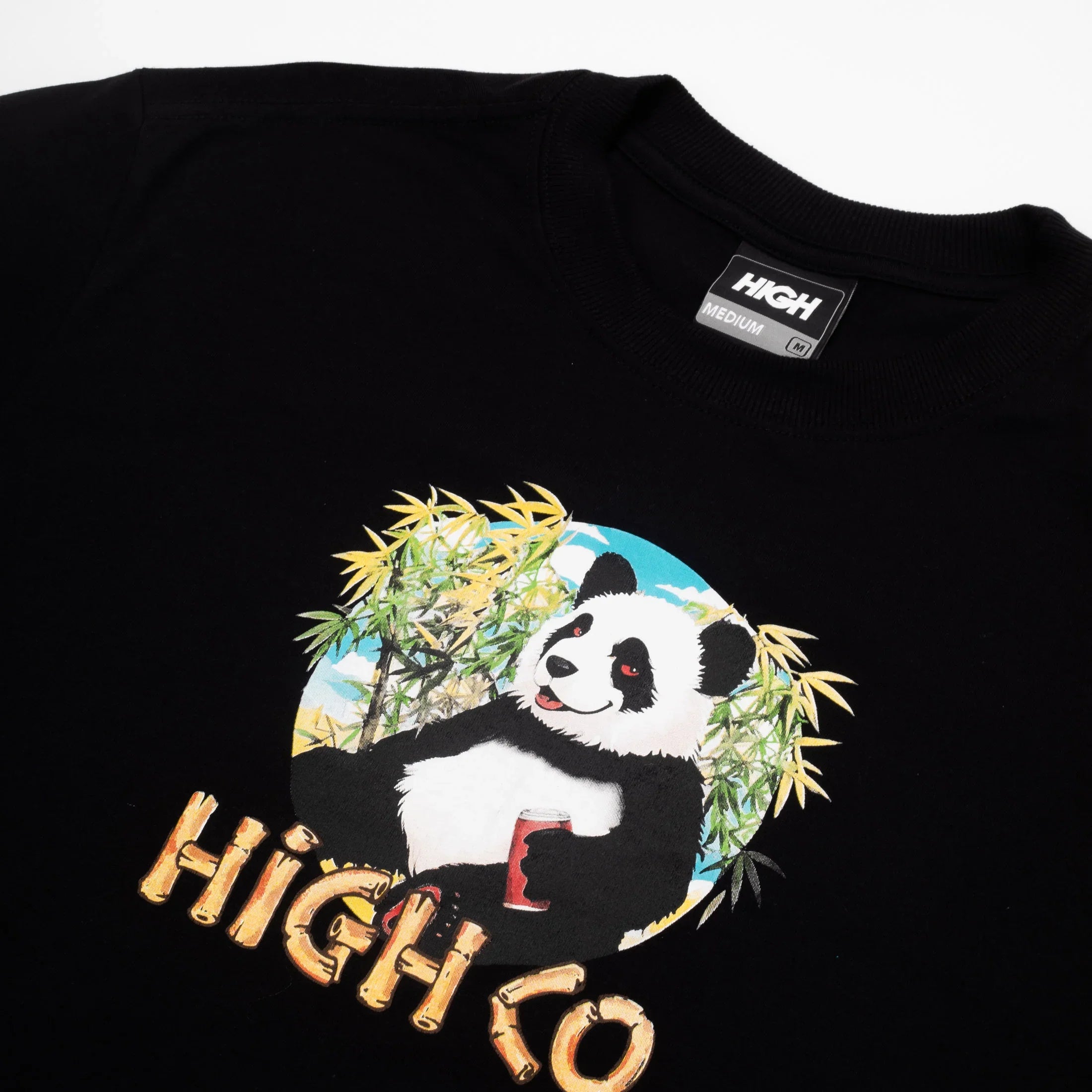 Tee Panda Black - Four Street