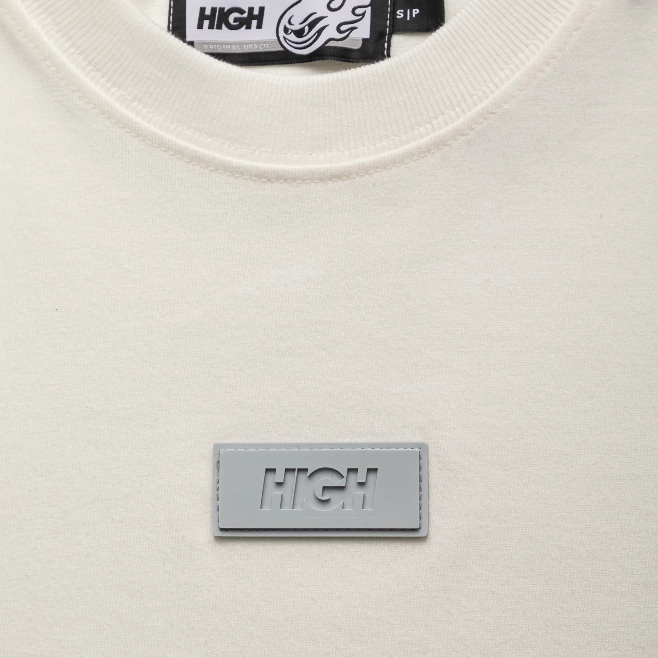 Tee Patch Embossed White