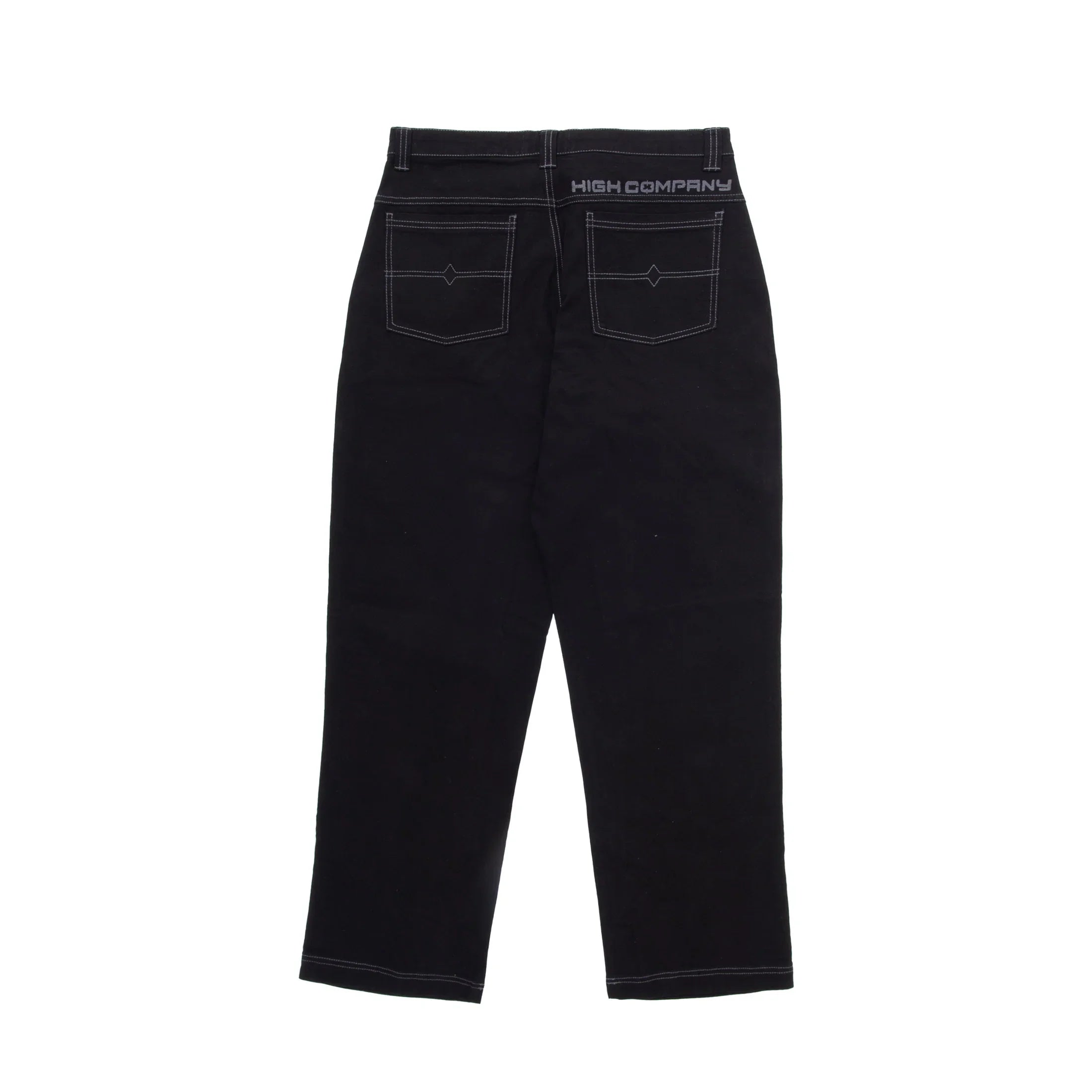 Twill Pants Target Black - Four Street