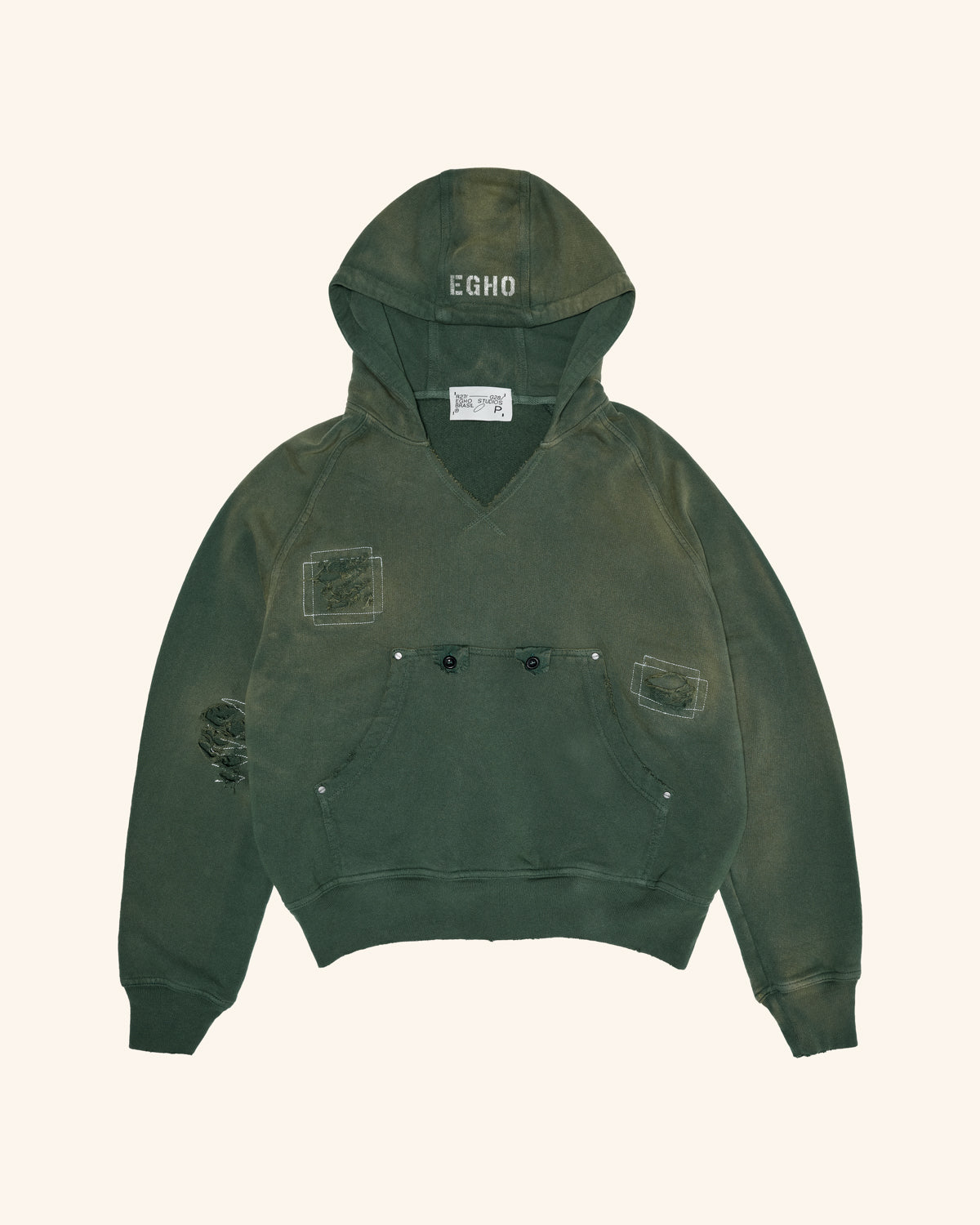 VOID HOODIE - DIRTY GREEN