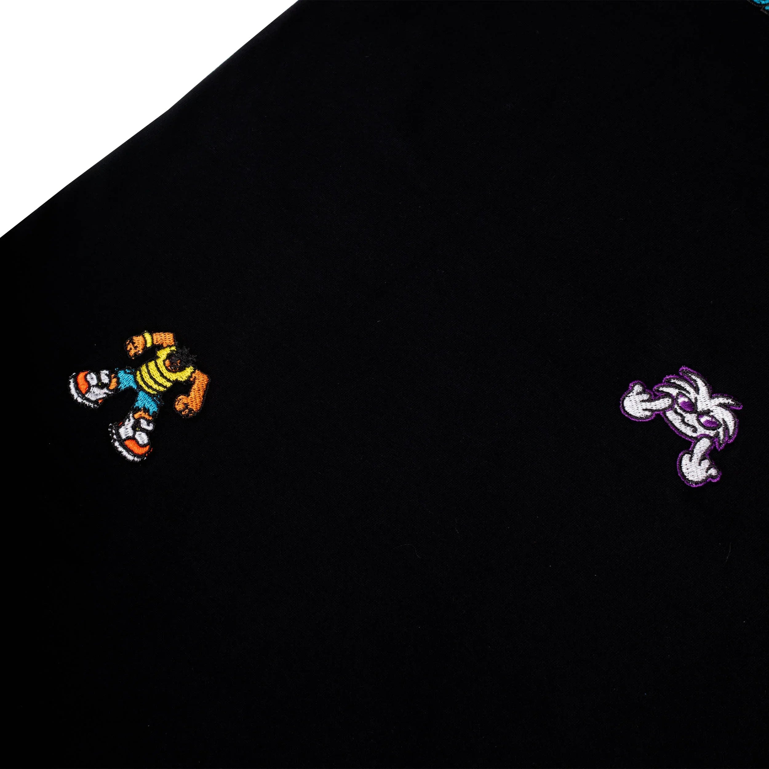 Work Tee Doodles Black - Four Street