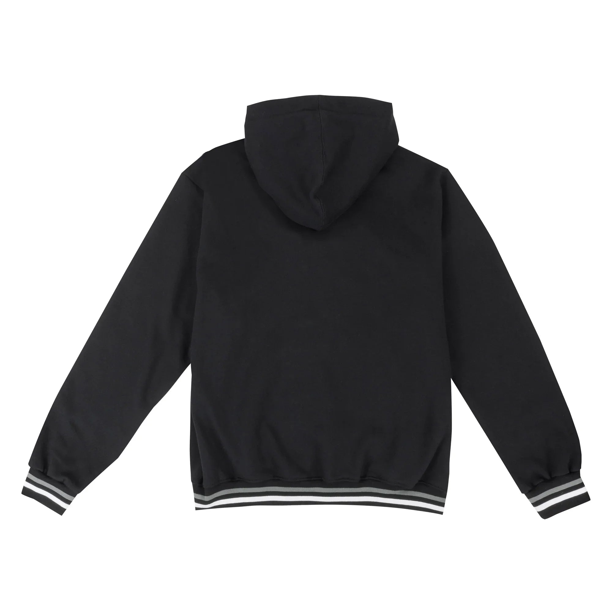 Zipped Hoodie Black - Four Street