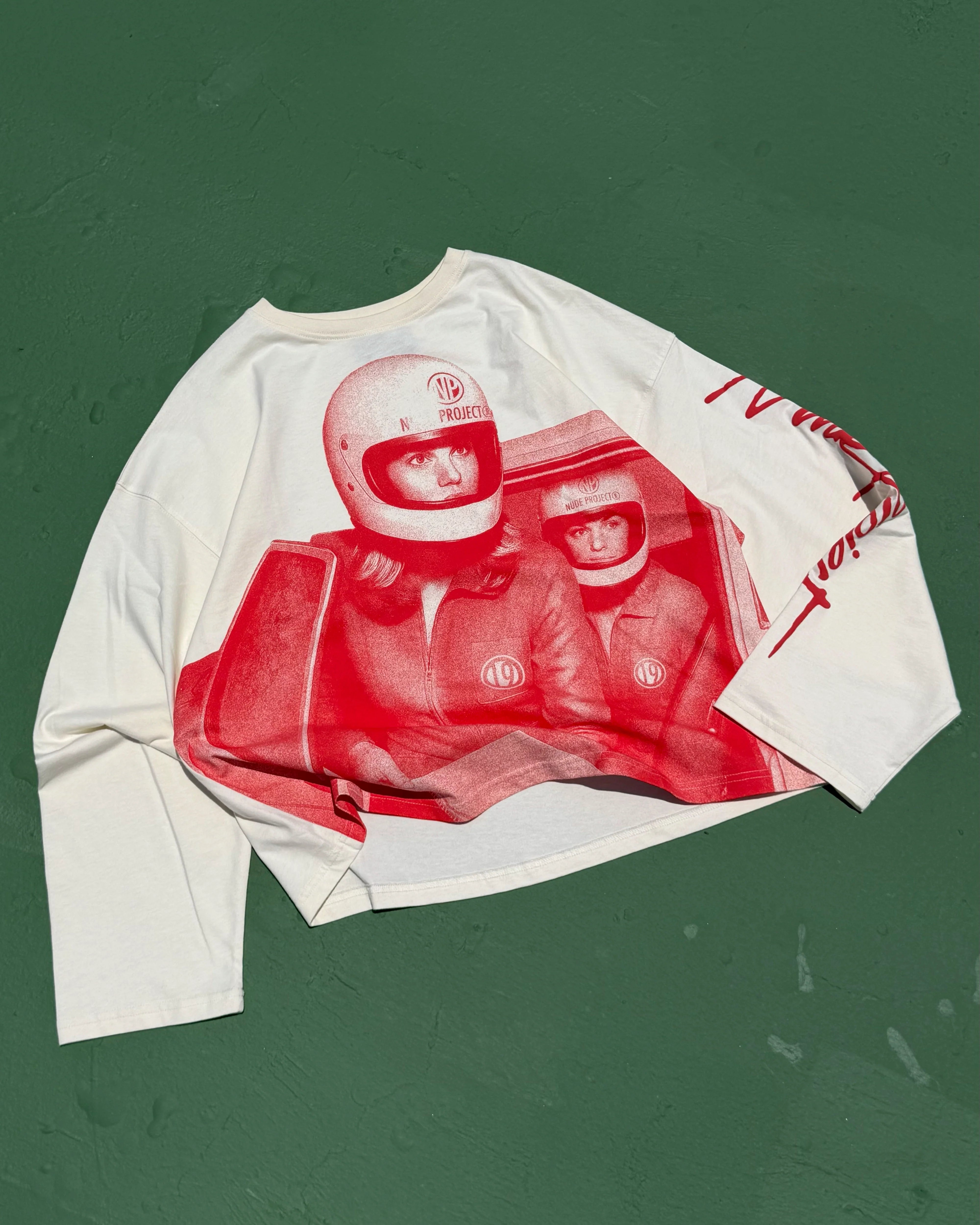 Rally Long-Sleeve Tee Red