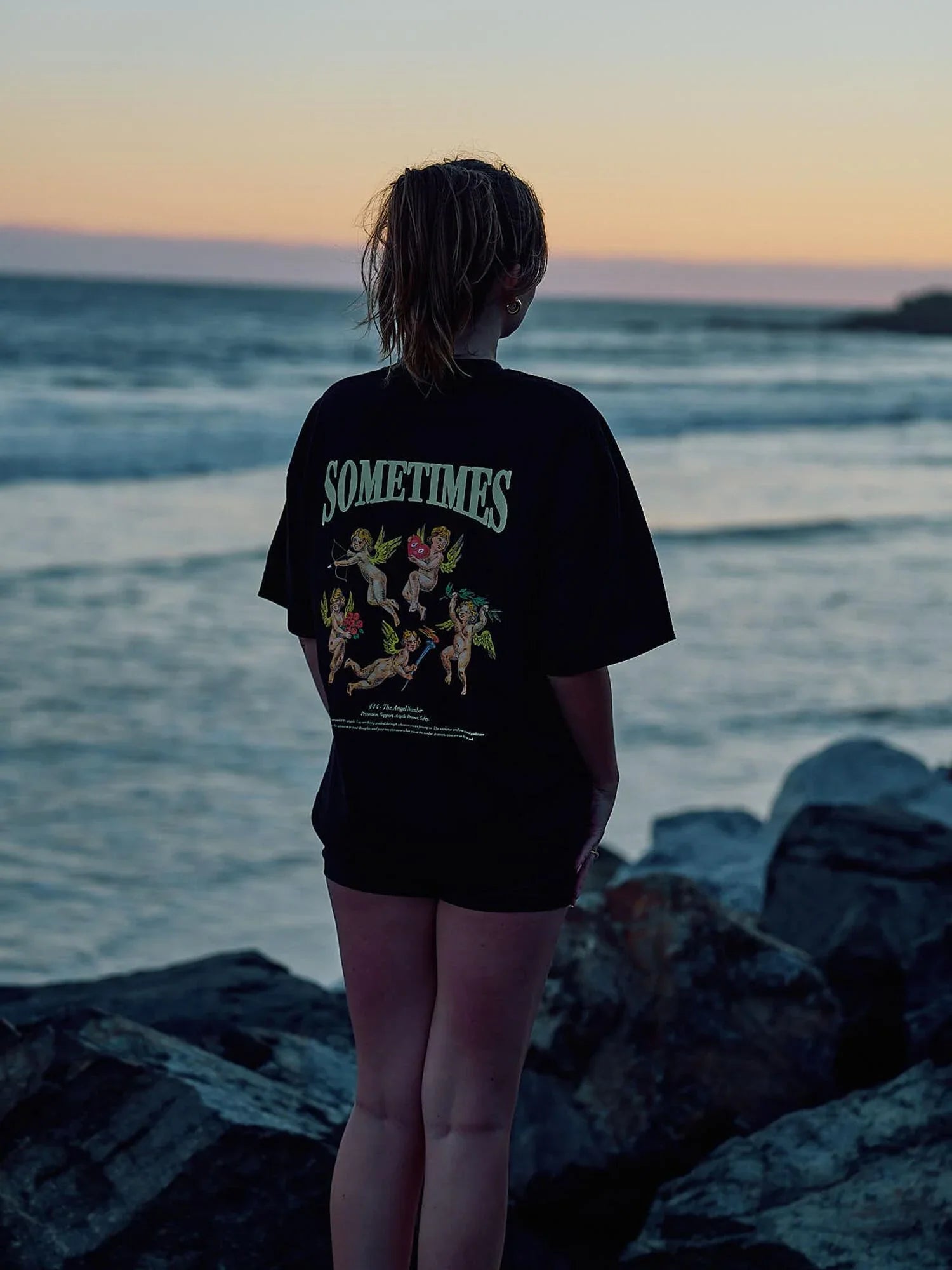 Camiseta Boxy Angel Number - Four Street