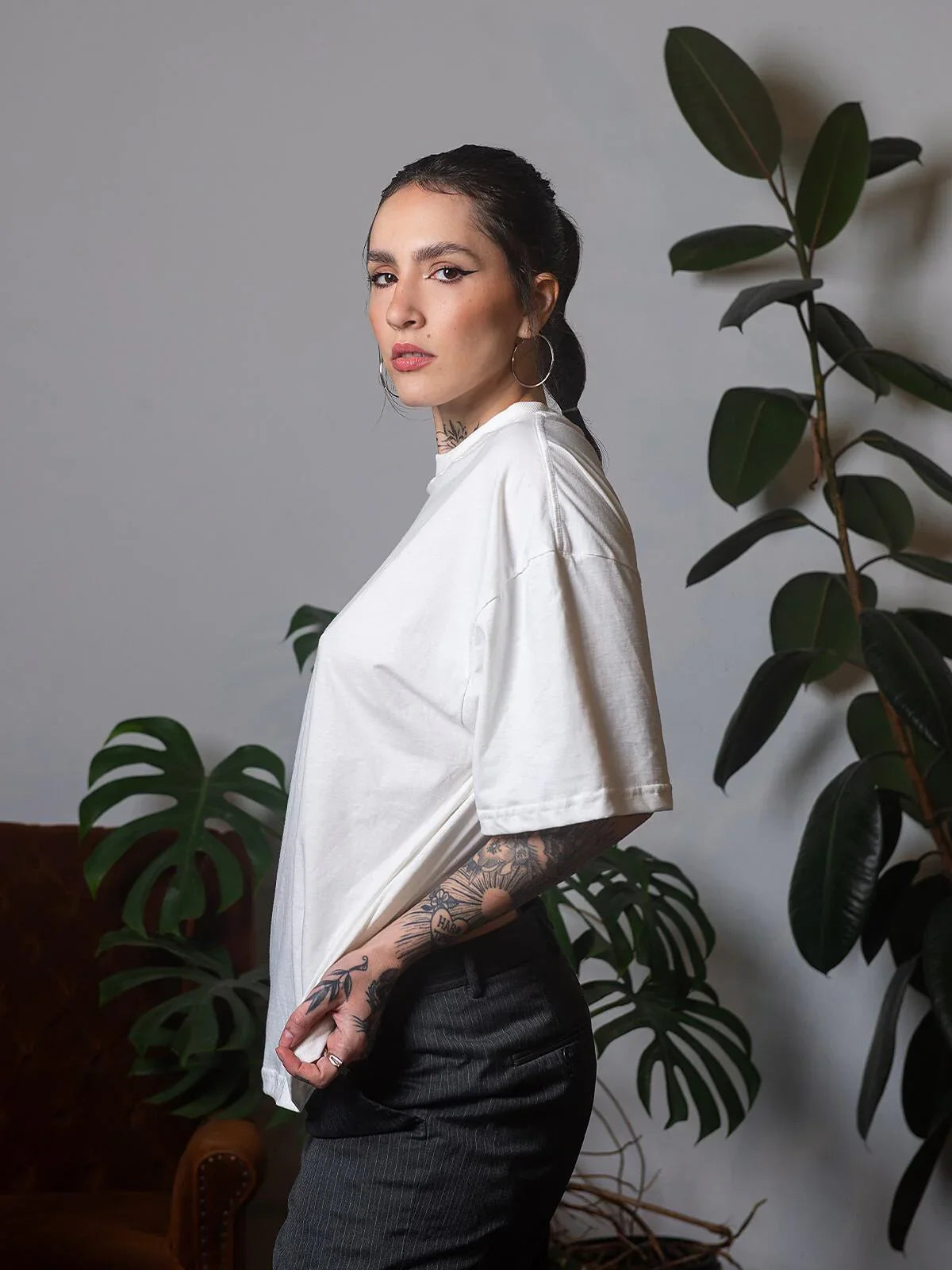 Camiseta Boxy Off White - Four Street