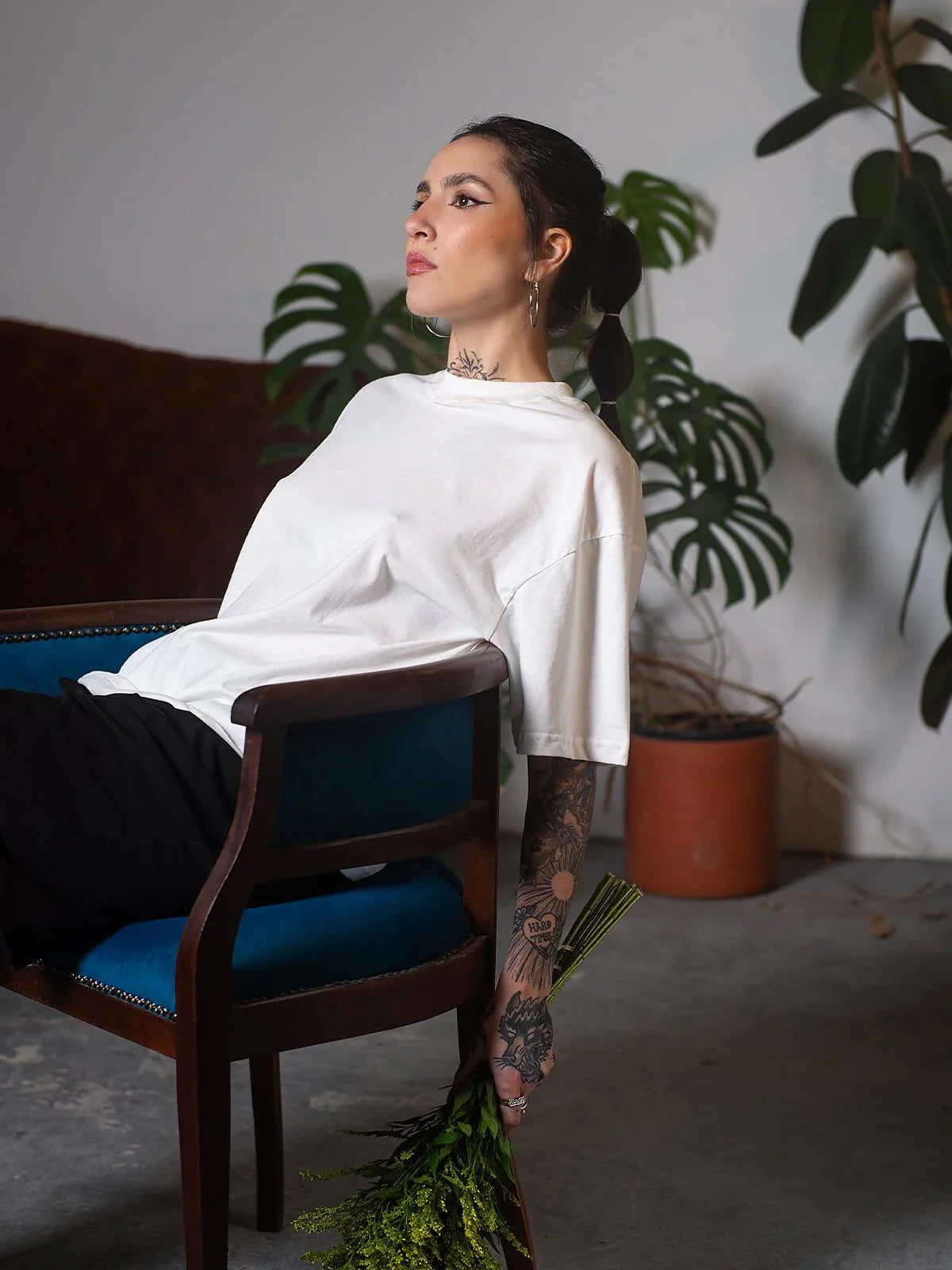 Camiseta Boxy Off White - Four Street