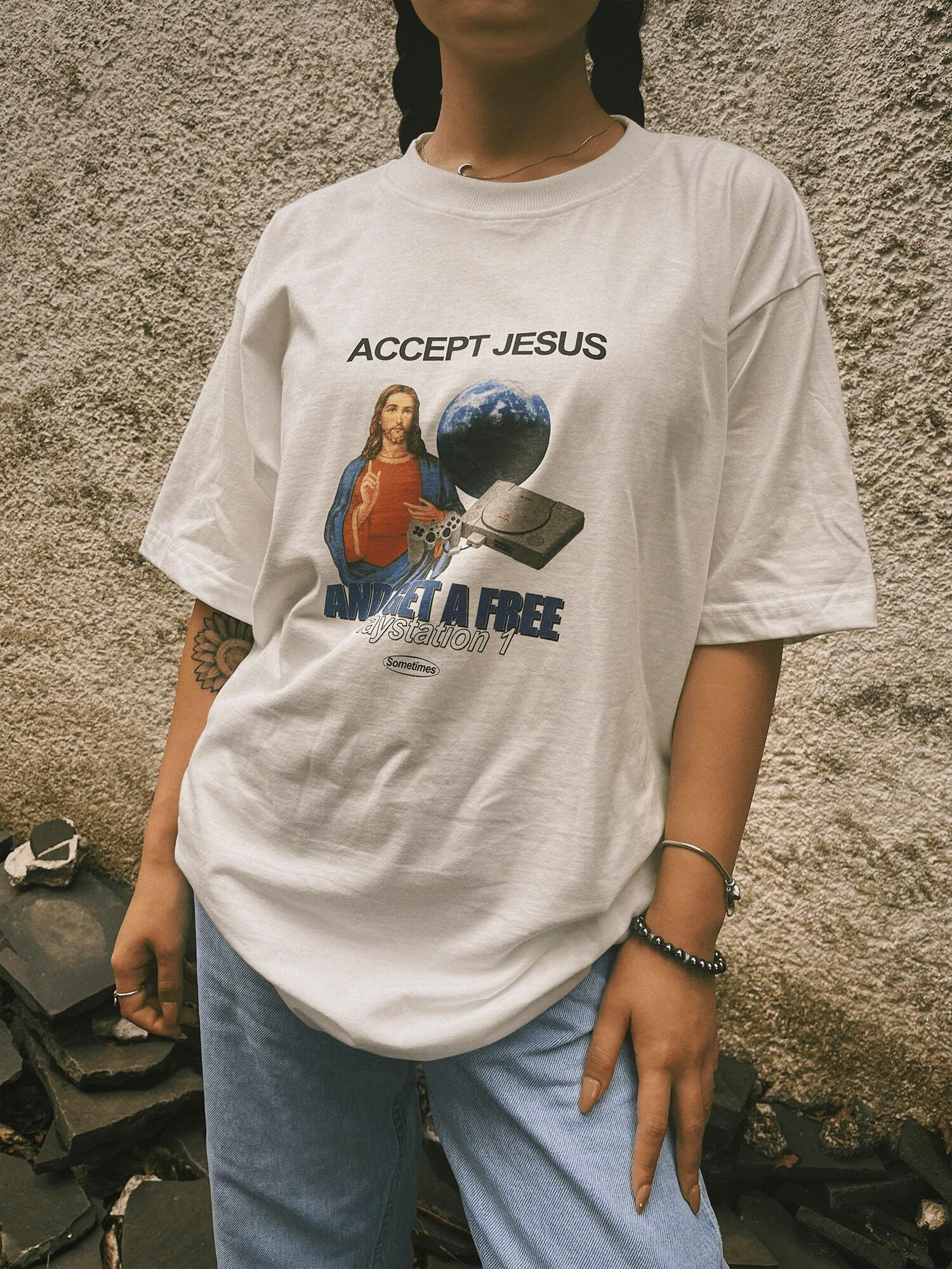 Camiseta Accept Jesus - Four Street