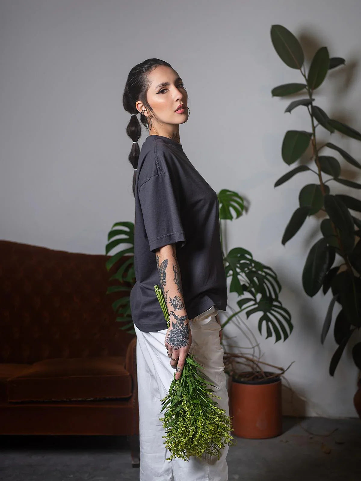 Camiseta Boxy Cinza - Four Street