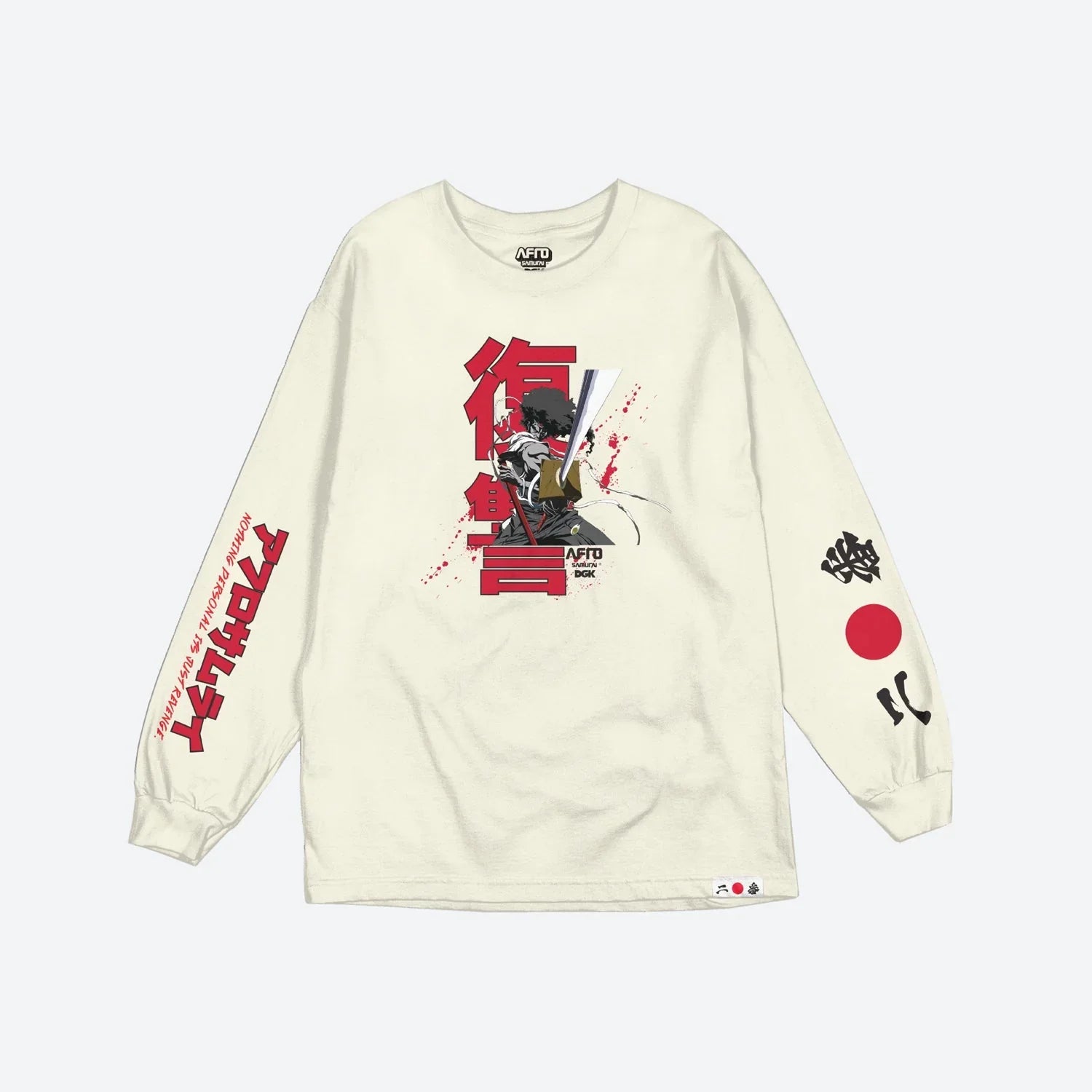 Afro Long Sleeve T-Shirt - Four Street