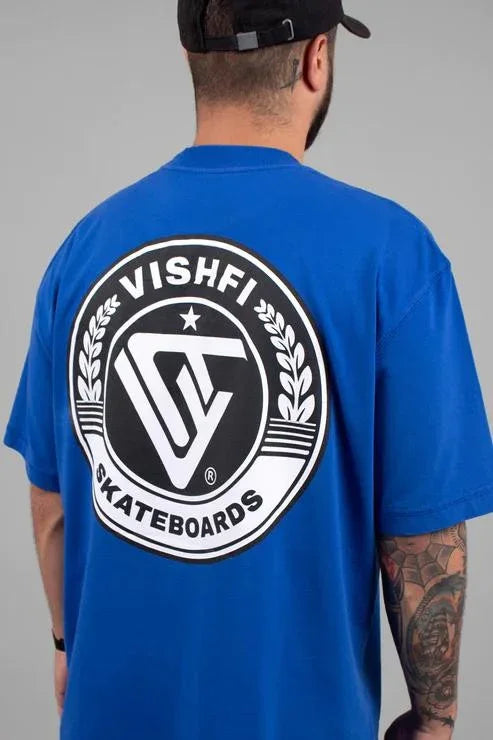 CAMISETA BRASÃO AZUL "WORLD CUP 2022" - Four Street