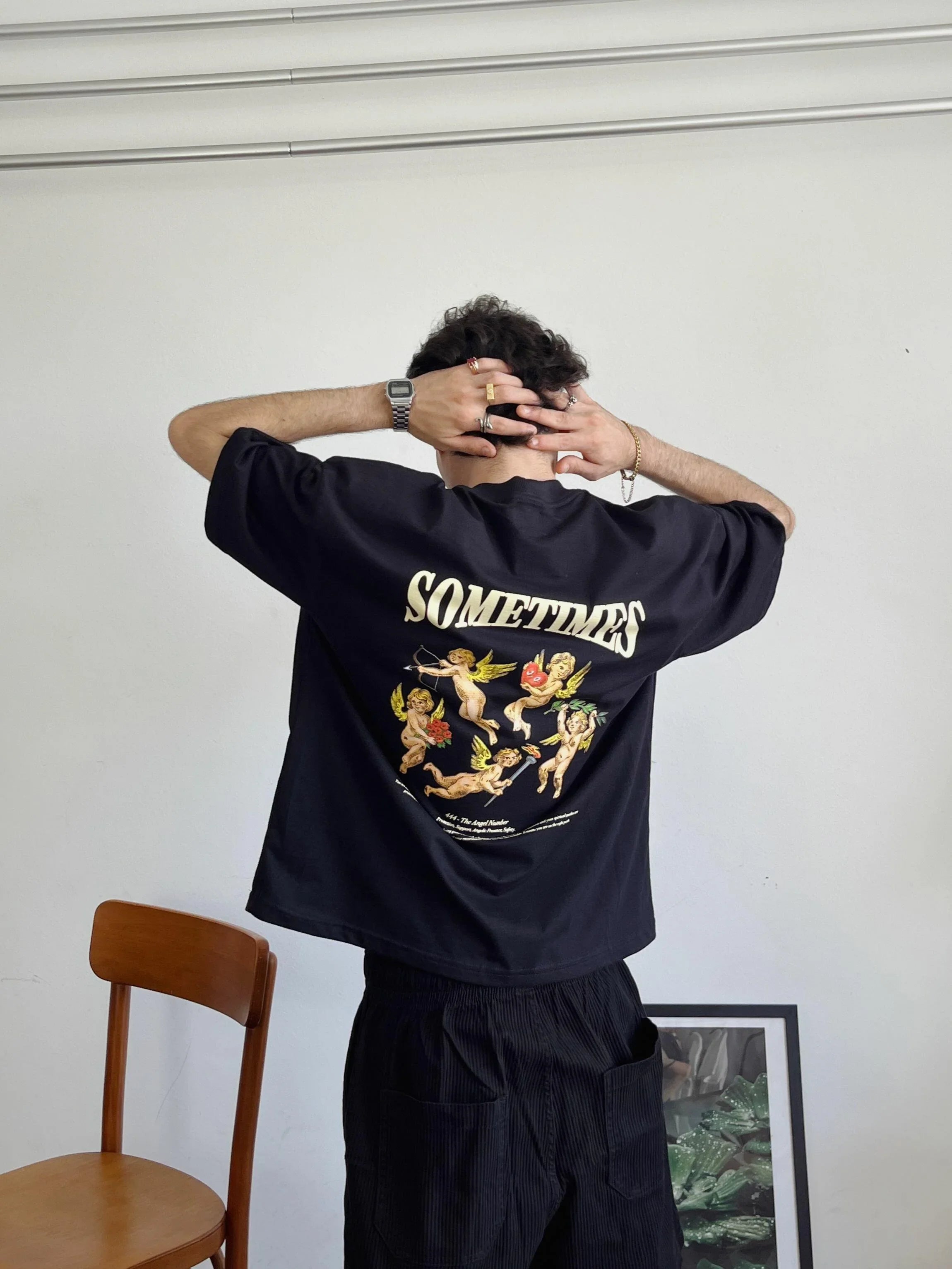 Camiseta Boxy Angel Number - Four Street