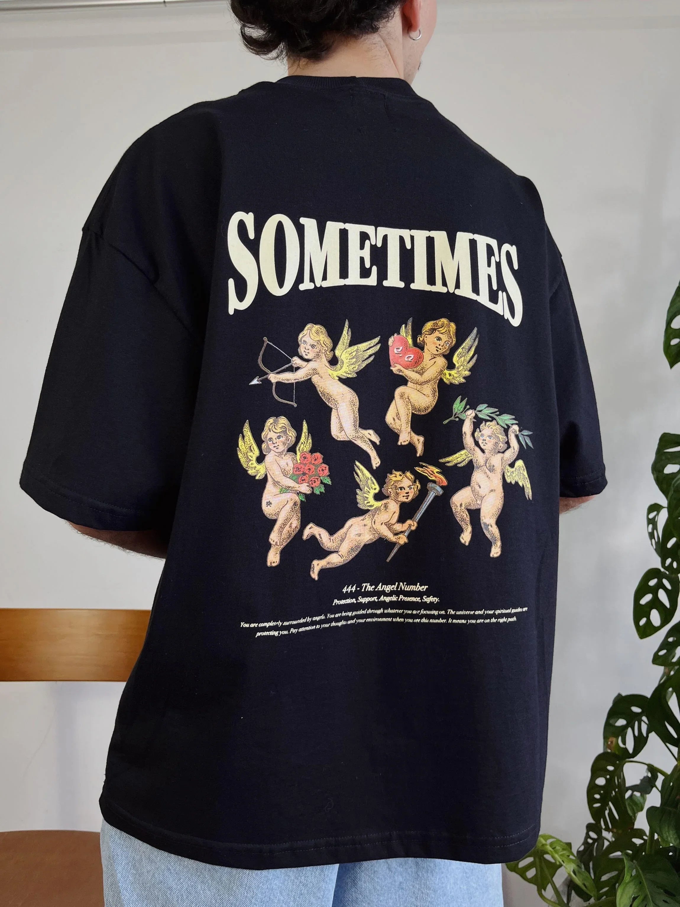 Camiseta Boxy Angel Number - Four Street