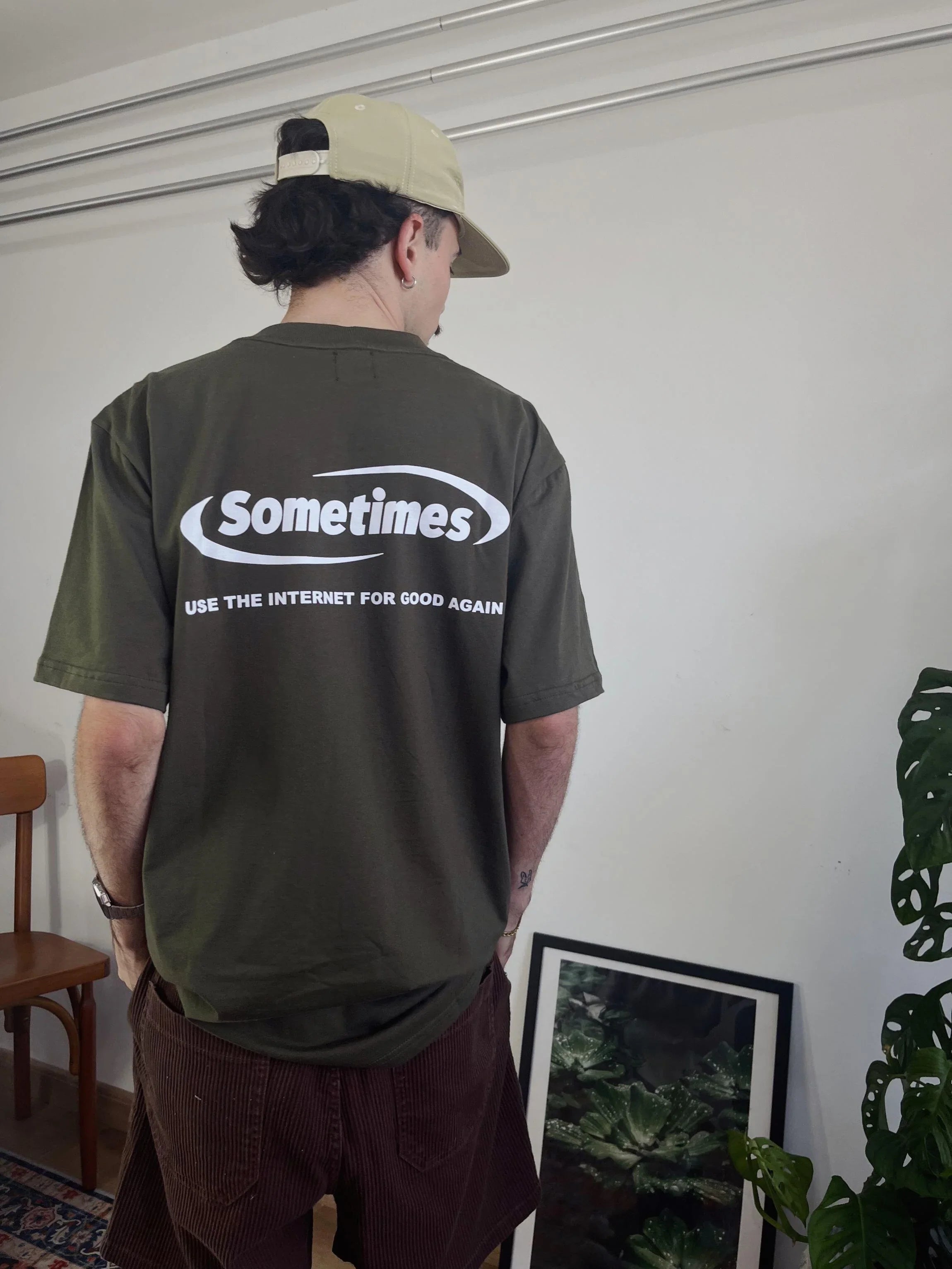 Camiseta Boxy Verde Good Again - Four Street